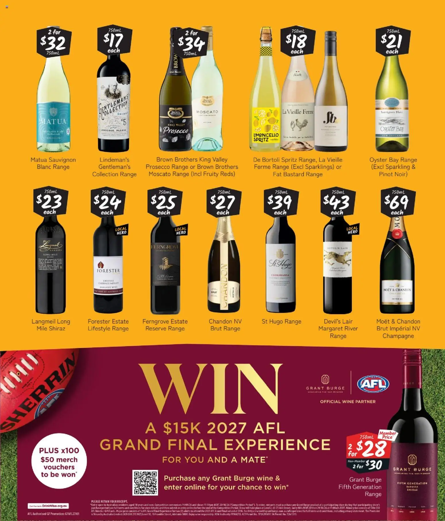 Cellarbrations catalogue - valid from 21/09/2026 | Page: 7 | Products: Champagne, Wine, Prosecco, Moët