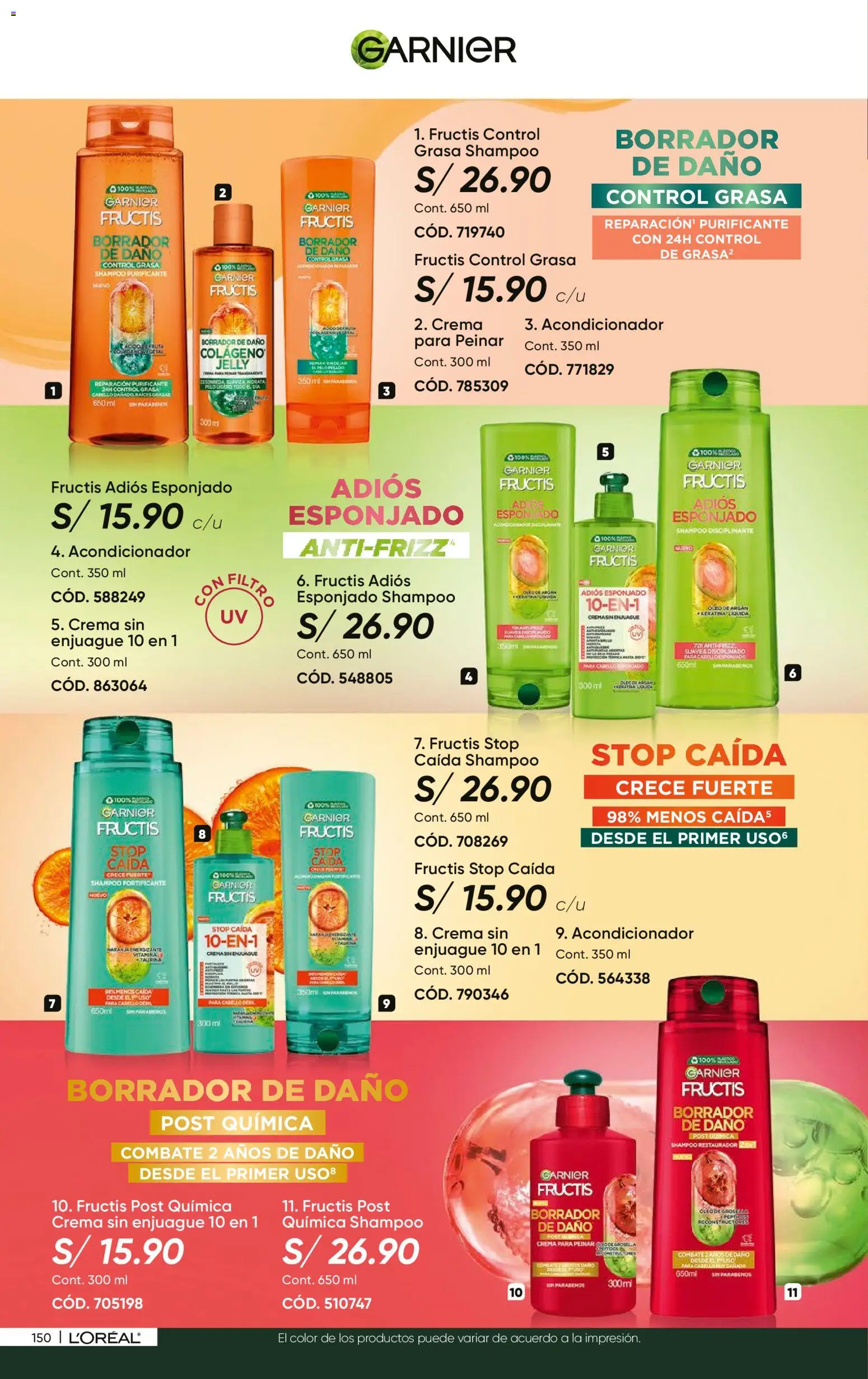 Catálogo Azzorti válido desde 18.05.2026 | Página: 152 | Productos: Shampoo, Acondicionador, Crema