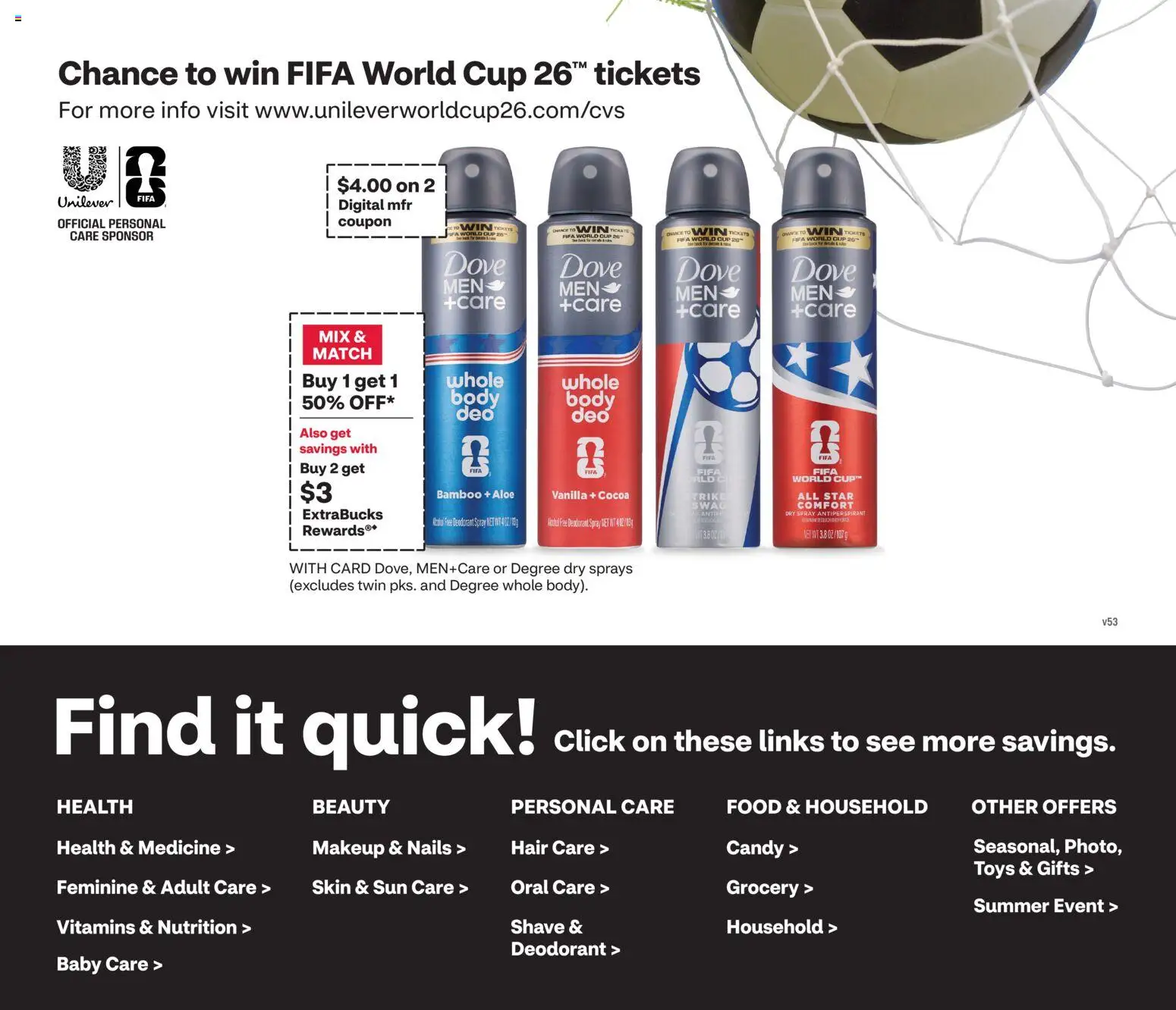 CVS Pharmacy Weekly Ad - CO - valid from 31.05.2026 | Page: 6 | Products: Deodorant, Antiperspirant