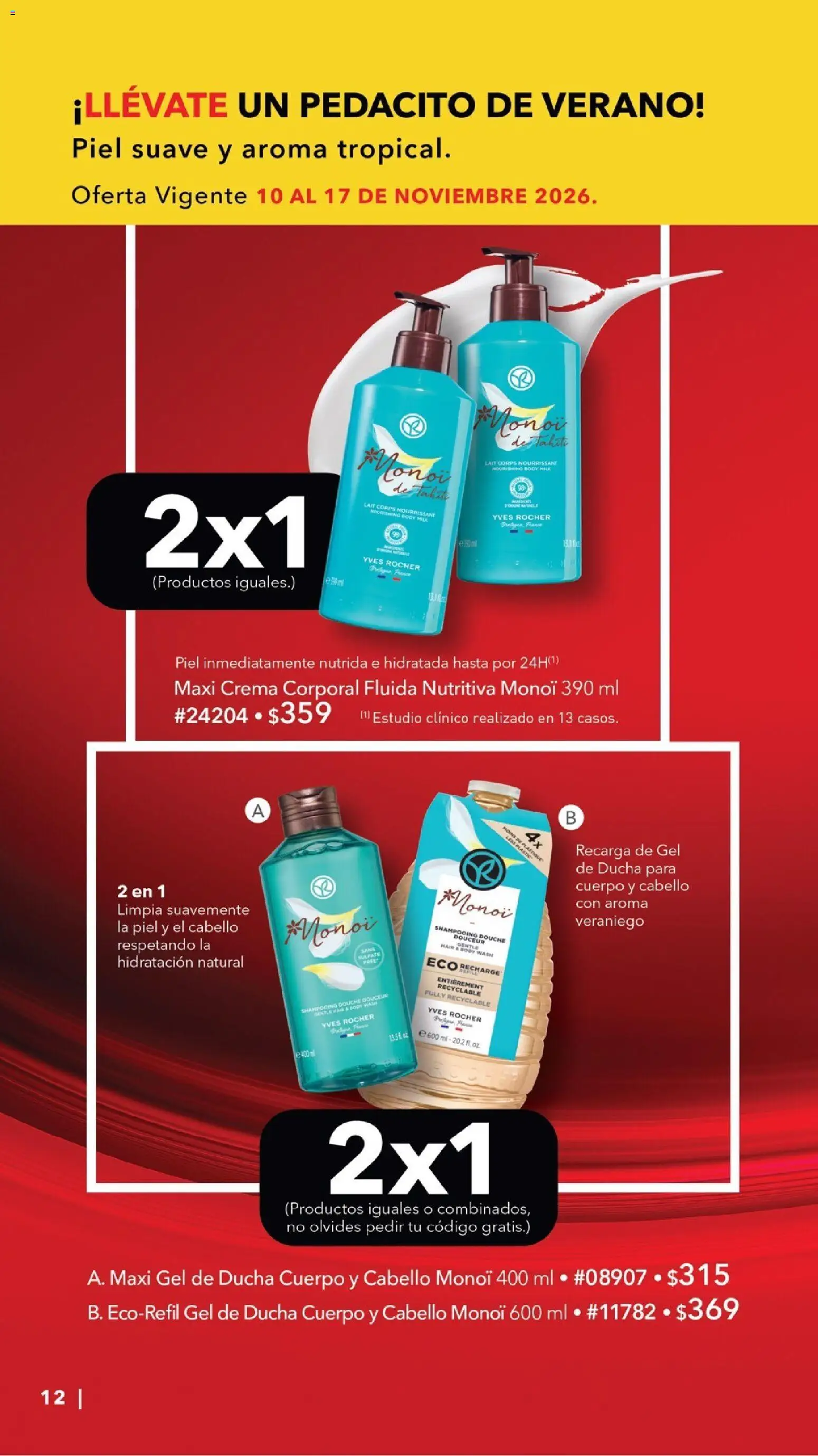Nuevas ofertas de Yves Rocher válidas en toda la República Mexicana desde el 27/10/2026. ¡Encuentra las mejores ofertas en Yves Rocher Buen Fin! | Página: 12