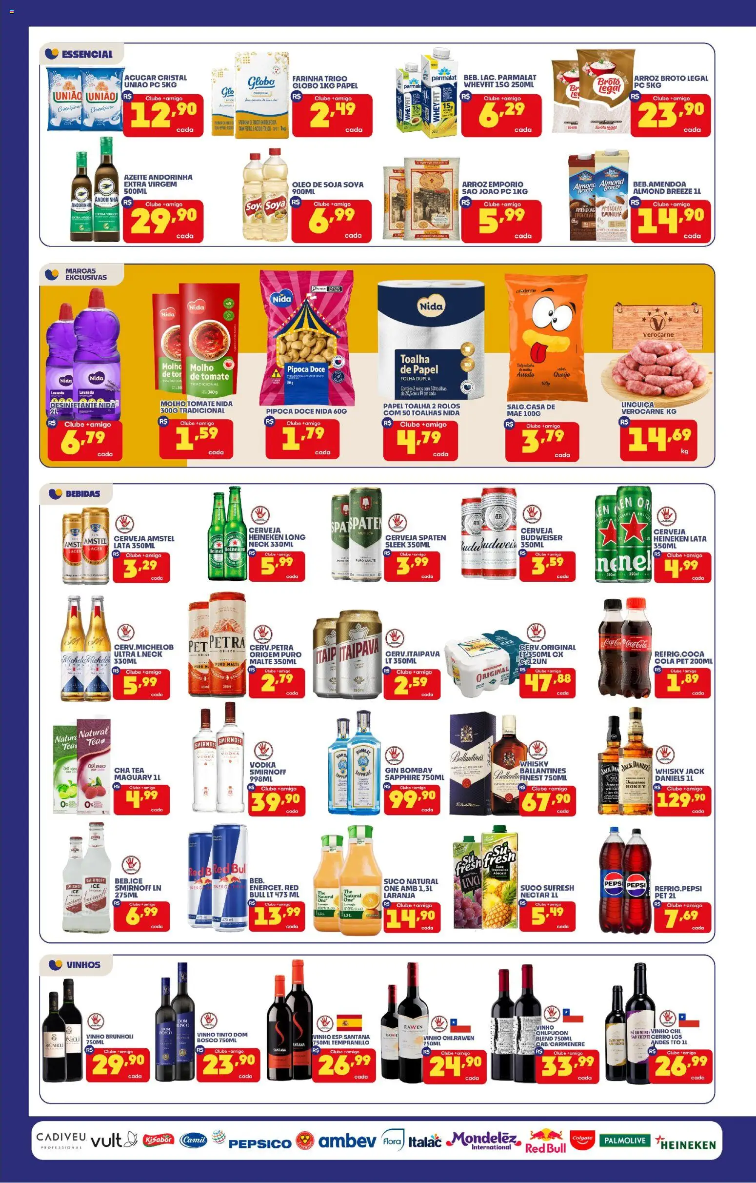 Boa Supermercados Folheto - válido de 25/09/2026 | Página: 2 | Produtos: Pepsi, Vinho tinto, Abacaxi, Amêndoas