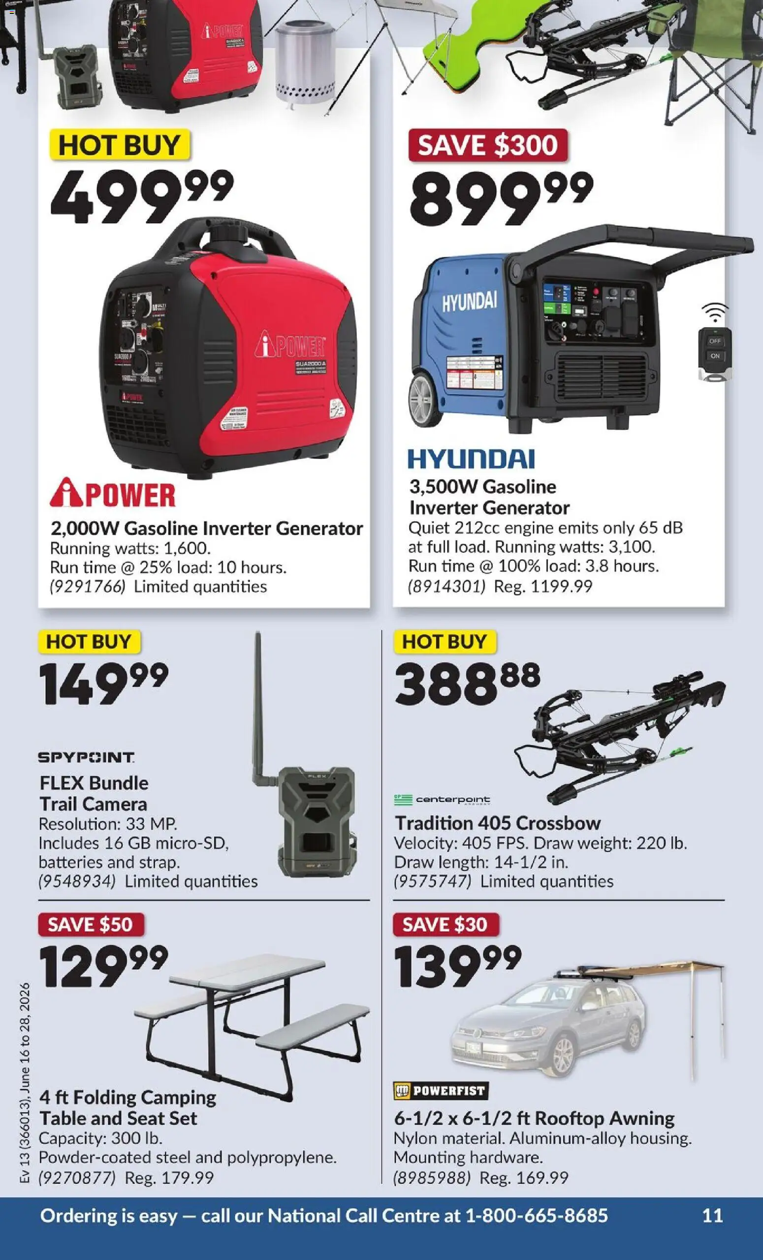 Princess Auto flyer valid from 16.06.2026 | Page: 15 | Products: Camera, Table