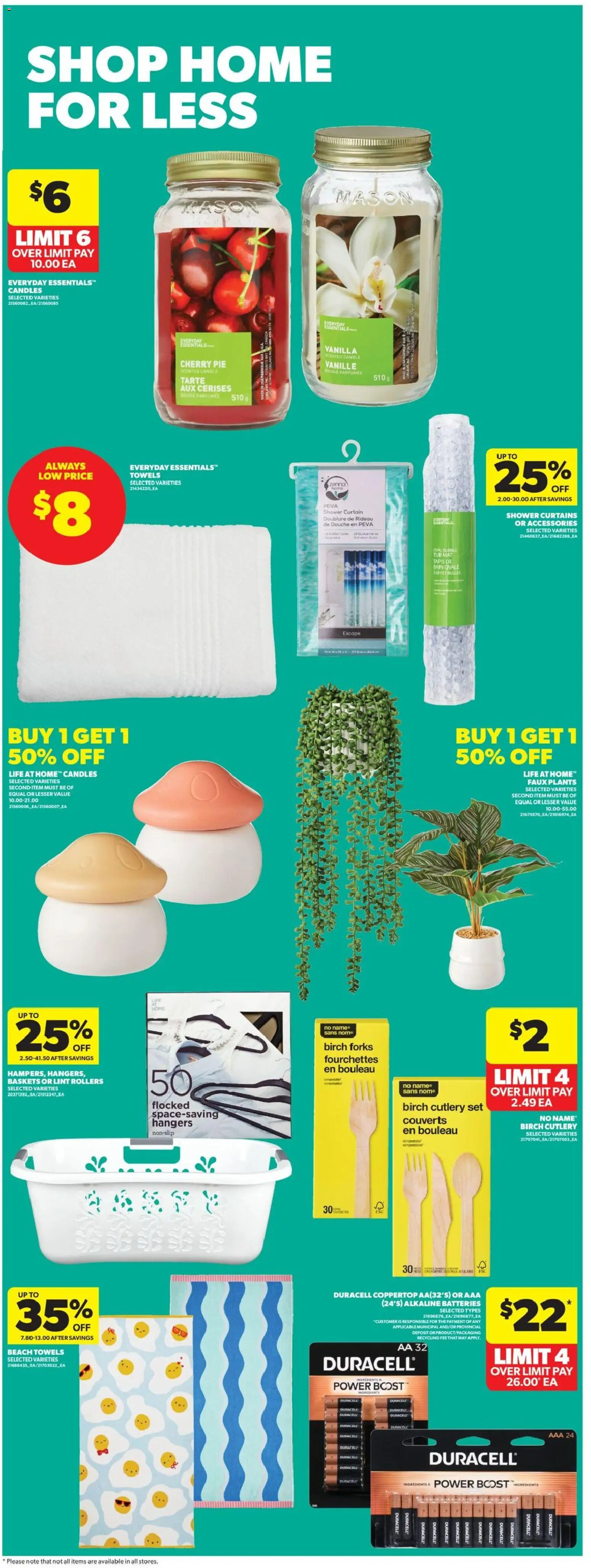 Real Canadian Superstore flyer valid from Jul 9, 2026 | Page: 33 | Products: Shower