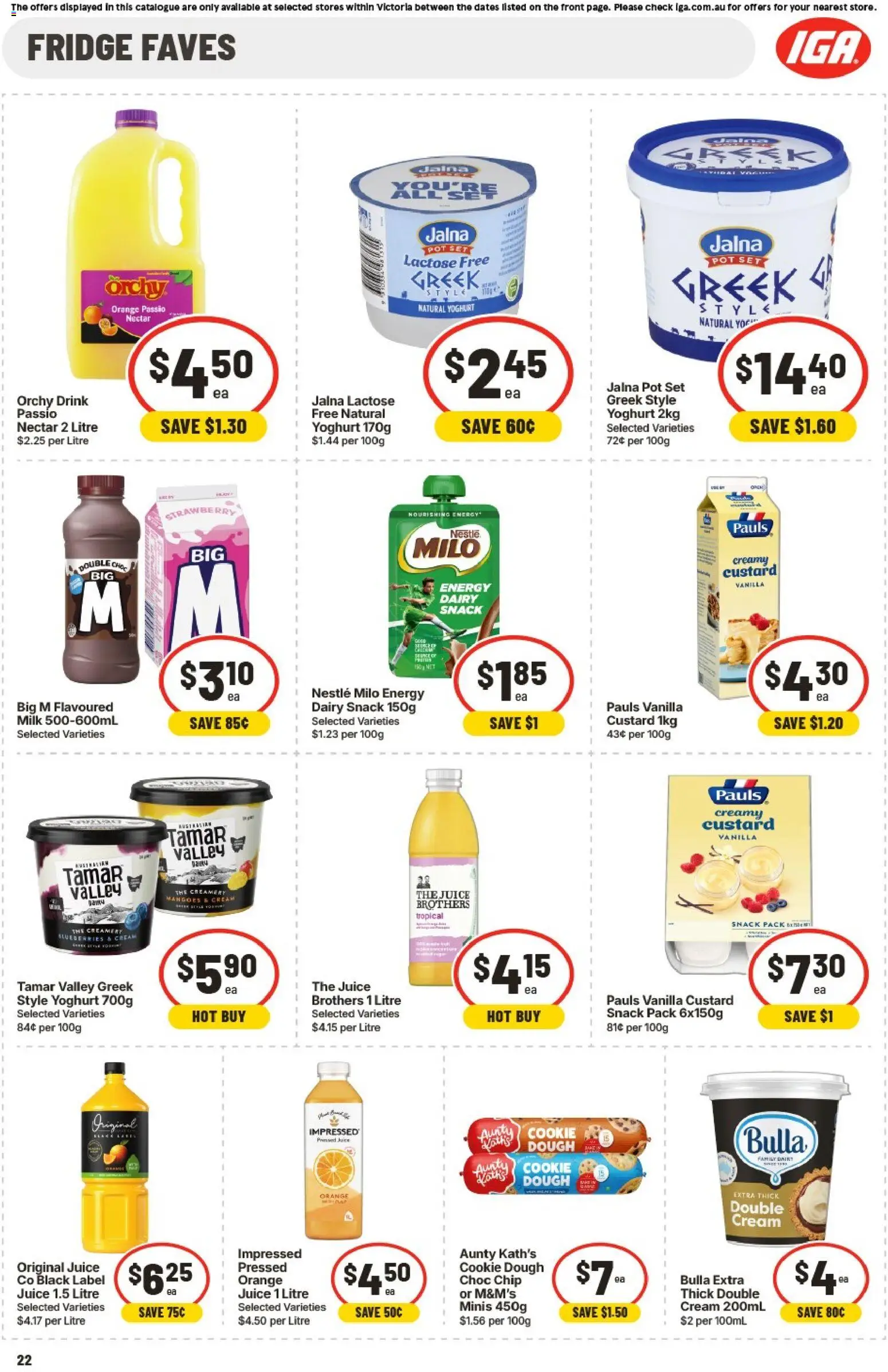 Ritchies catalogue - valid from 01/07/2026 | Page: 22 | Products: Milk, Juice, Blueberries, Fridge