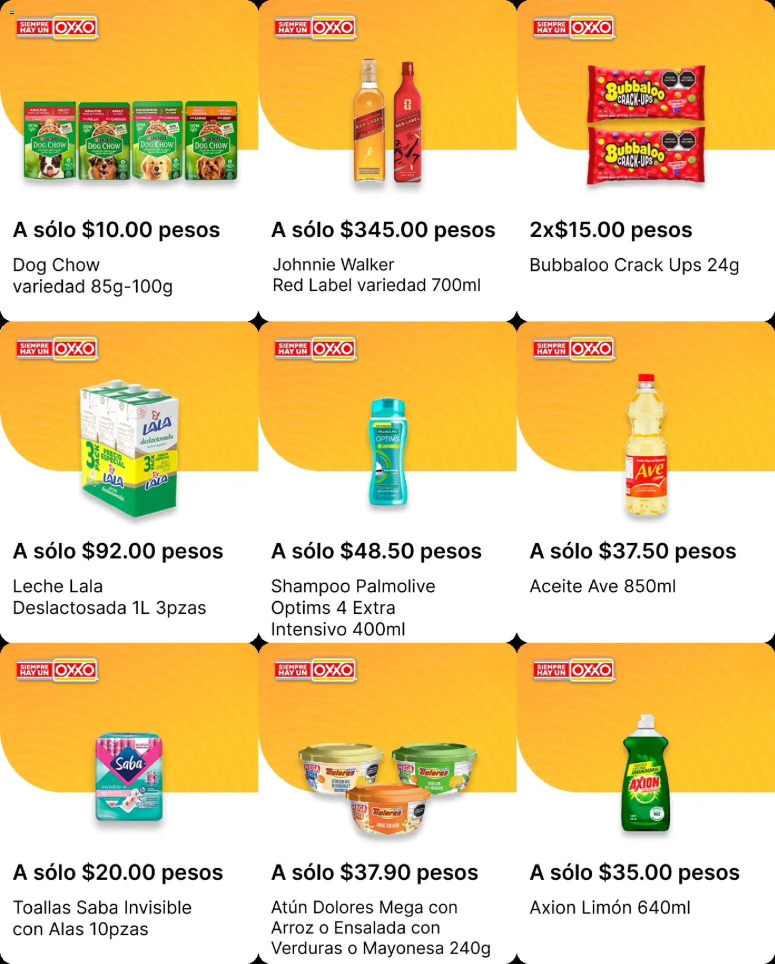 Nuevas ofertas de OXXO válidas en toda la República Mexicana desde el 03/09/2026. ¡Encuentra las mejores ofertas en OXXO folleto! | Página: 11 | Productos: Mayonesa, Atún, Arroz, Carne