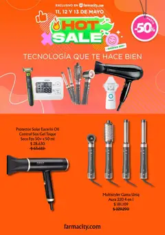Vista previa Farmacity - Hot Sale válido desde el 11.05.2026 | Página: 3 | Productos: Protector solar, Té