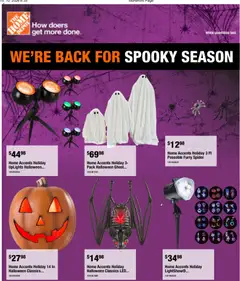 Preview of Home Depot flyer - Halloween from shop Home Depot valid from Sep 25, 2026