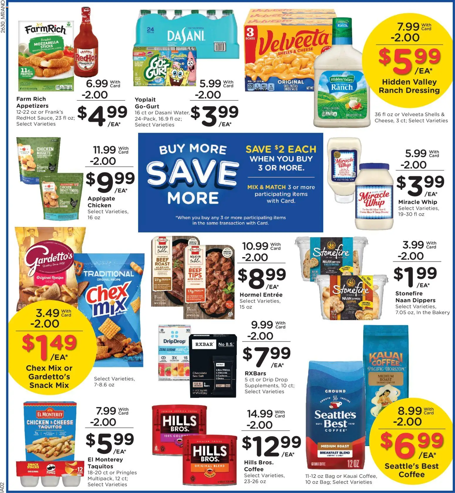 Mariano's Weekly Ad - valid from 08/26/2026 | Page: 7 | Products: Table, Protein, Mozzarella, Bag