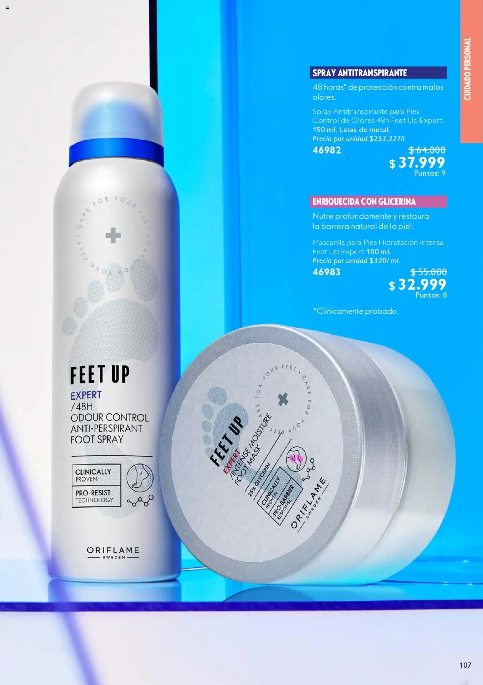 Oriflame revista - valida desde el 09.05.2026 | Página: 109 | Productos: Mascarilla, Antitranspirante