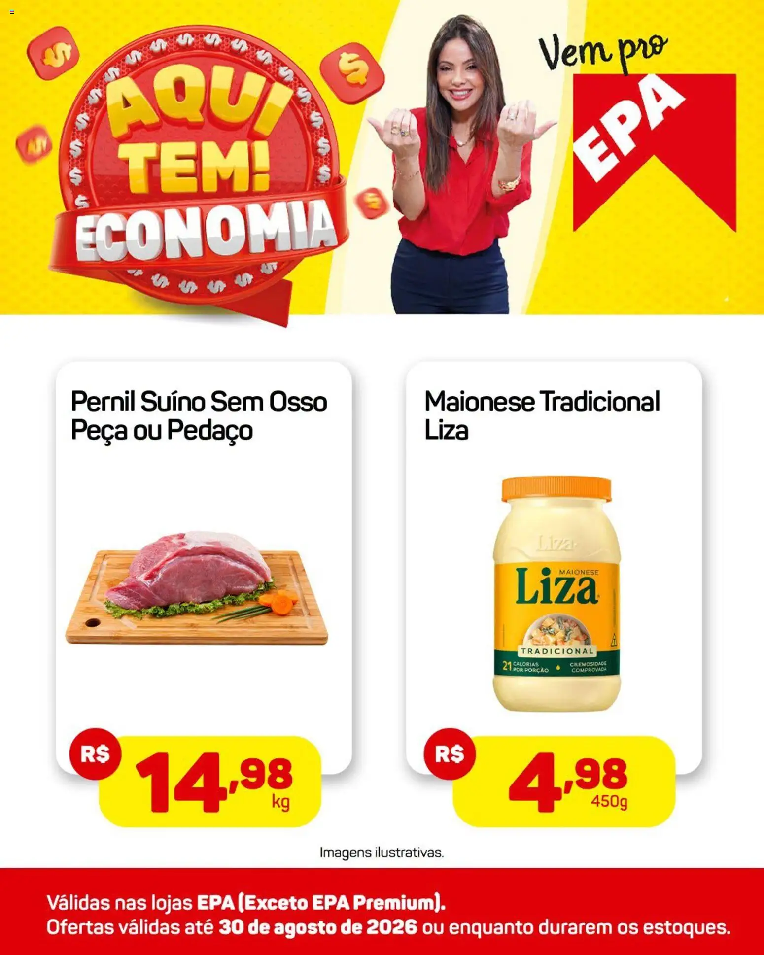 EPA Folheto - válido de 24/08/2026 | Página: 4 | Produtos: Pernil, Pernil suíno, Maionese
