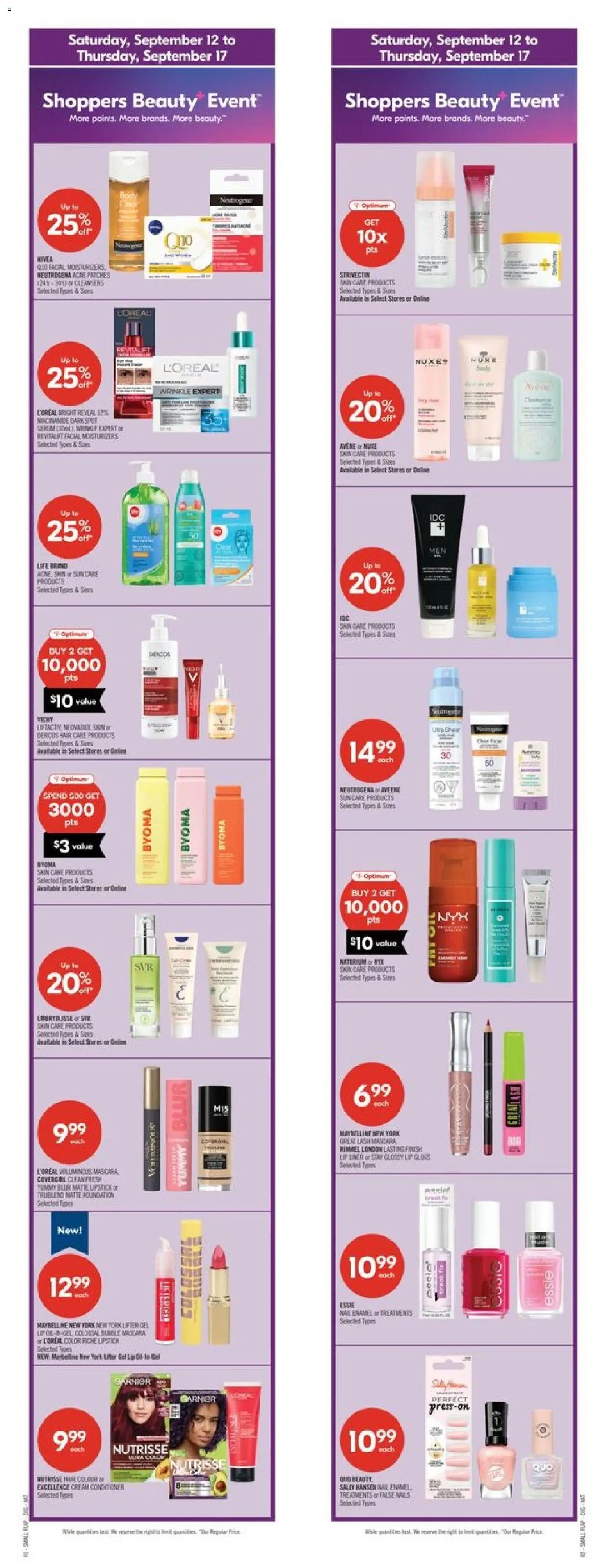 Shoppers flyer valid from Sep 12, 2026 | Page: 3
