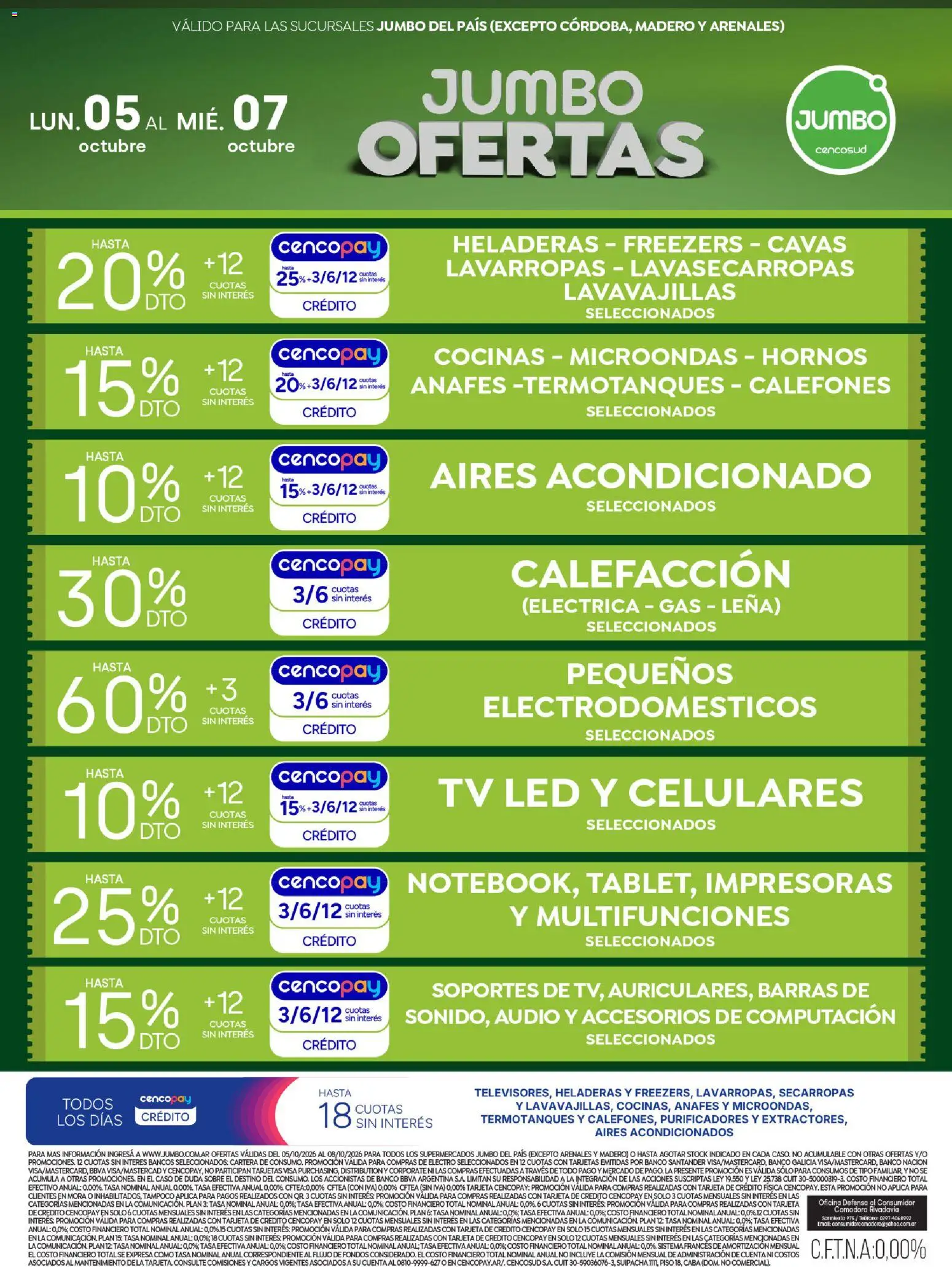Jumbo - Ofertas | Electro y Hogar │ válido desde el 05/10/2026 | Página: 1