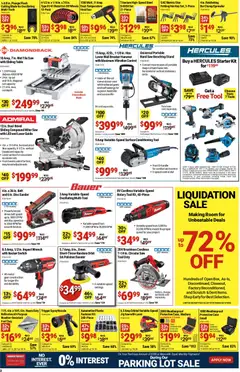 Preview of Harbor Freight weekly ads valid from 01.06.2026 | Page: 3 | Products: Fastener, Saw, Hammer, Circular Saw
