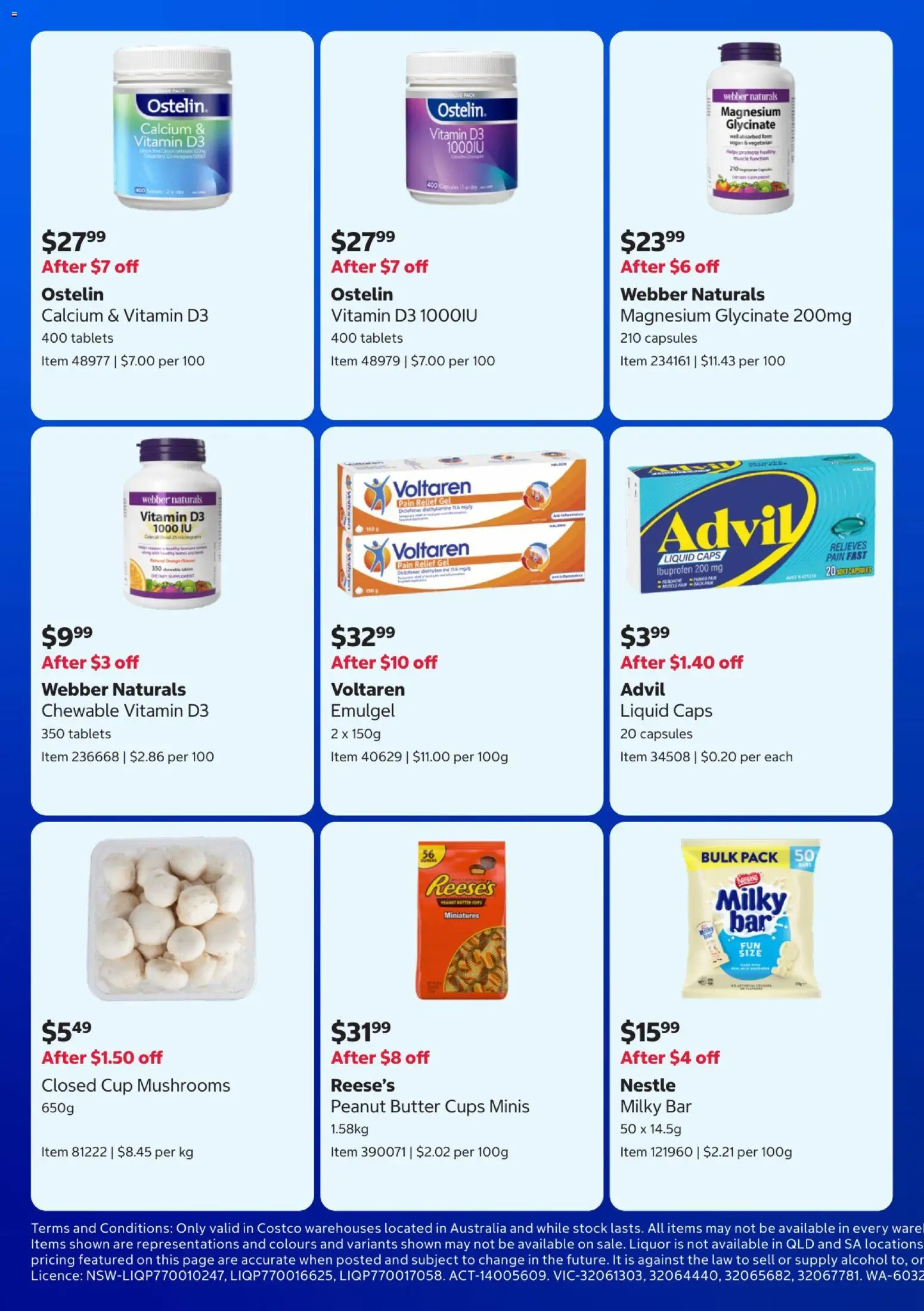 Costco catalogue - valid from 28/09/2026 | Page: 6 | Products: Cups, Alcohol, Mushrooms, Capsules
