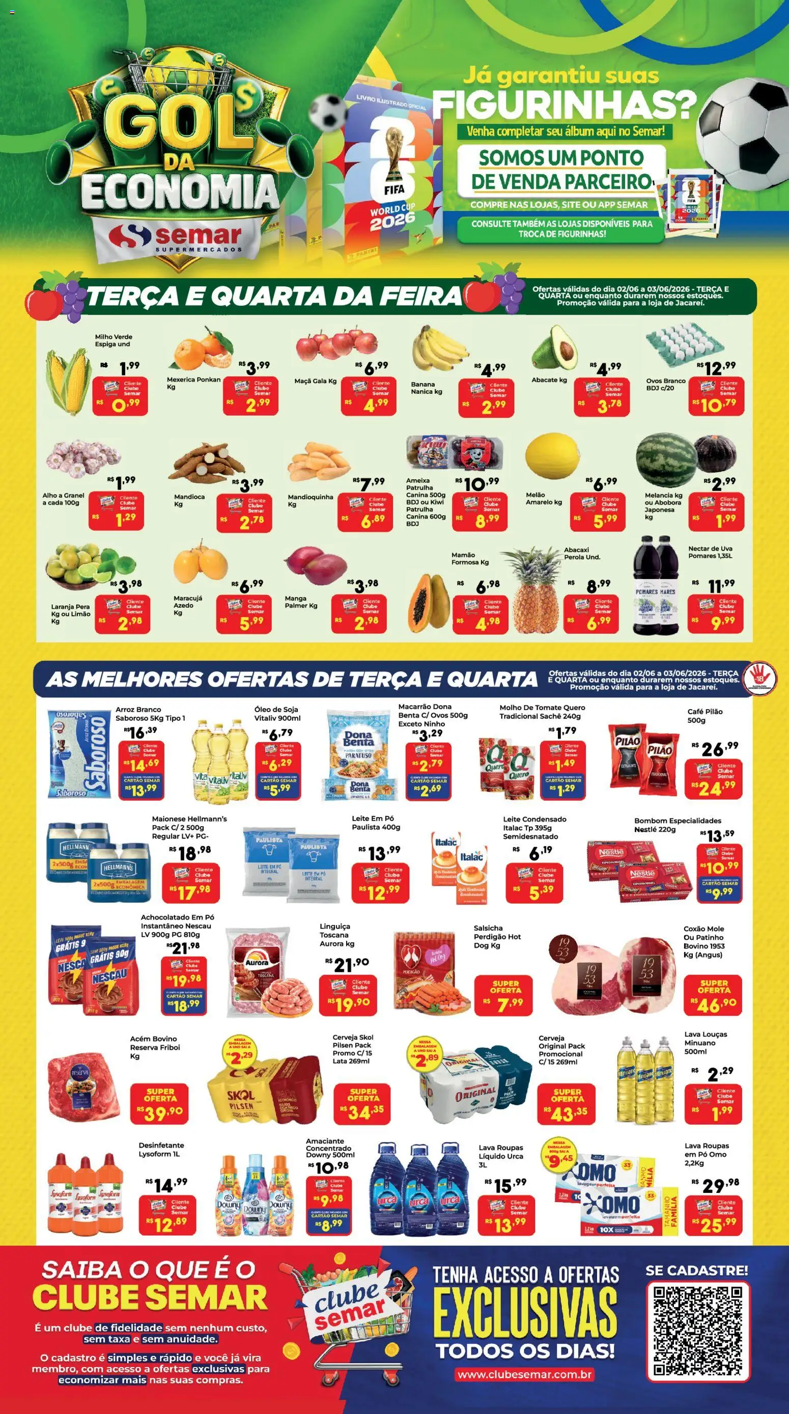 Semar Supermercado Folheto - válido de 02.06.2026 | Página: 1