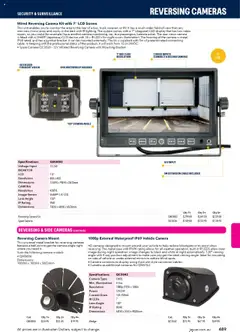 Preview of Jaycar Engineering & Scientific Catalogue 2025/2026  - valid from 09.07.2025 | Page: 489 | Products: Monitor, Camera, Cable, Screen