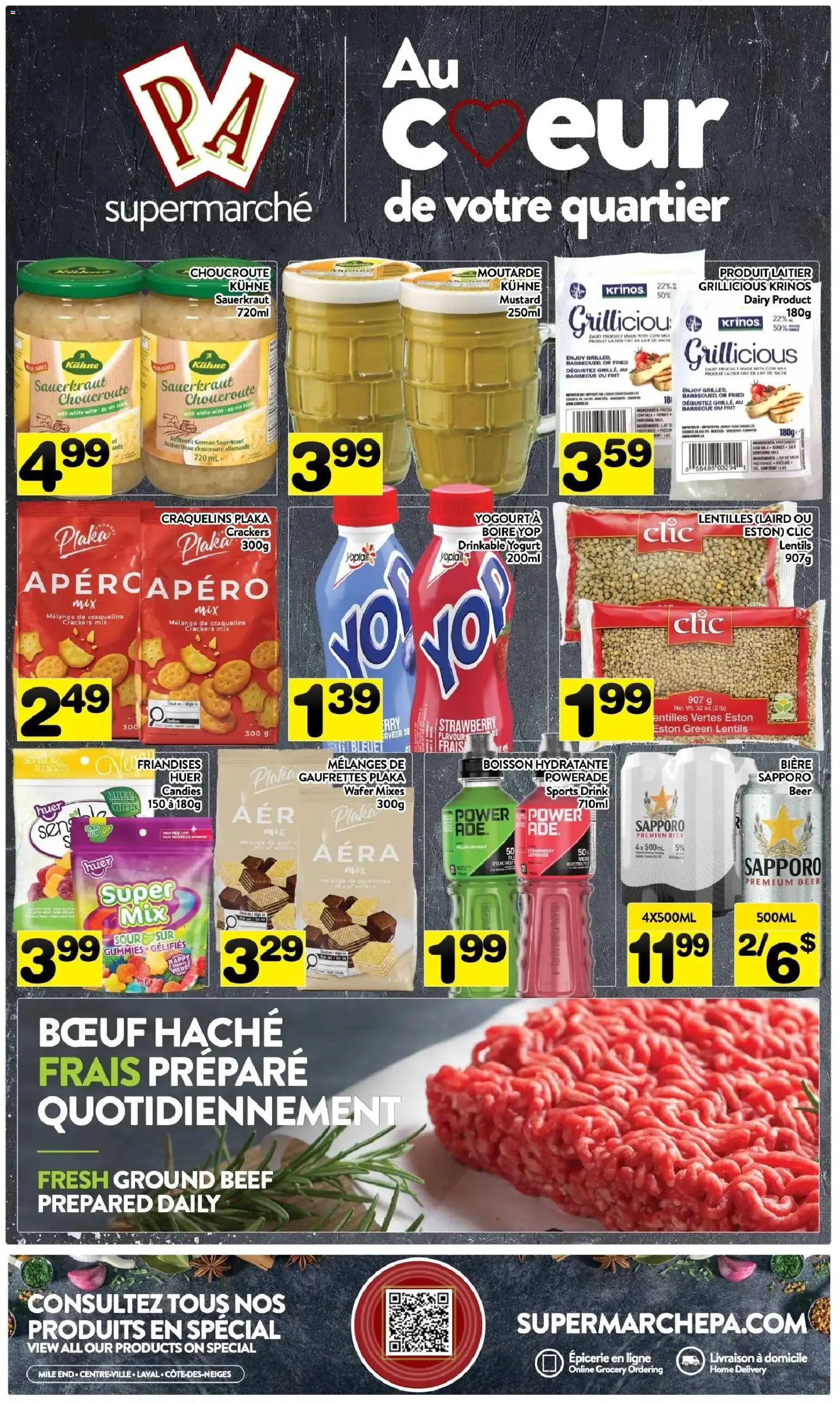Pa Supermarché flyer valid from 25.05.2026 | Page: 7 | Products: Beef, Candies, Yogurt, Beer