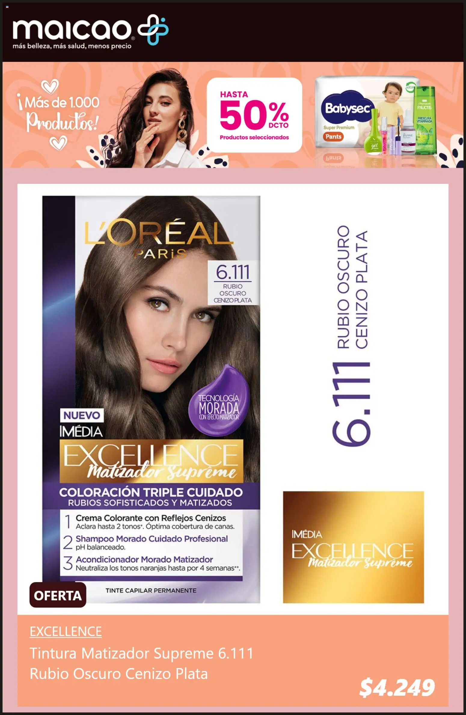 Maicao Ofertas │ válido desde el 21.05.2026 | Página: 6 | Productos: Naranjas, Shampoo, Tinte, Tintura