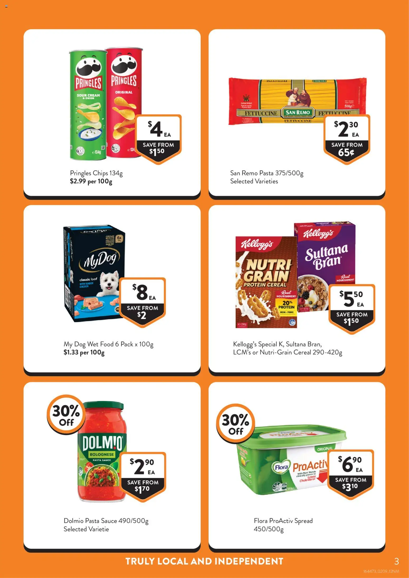 Foodworks catalogue - valid from 02/09/2026 | Page: 3 | Products: Protein, Sour cream, Pasta, Onion