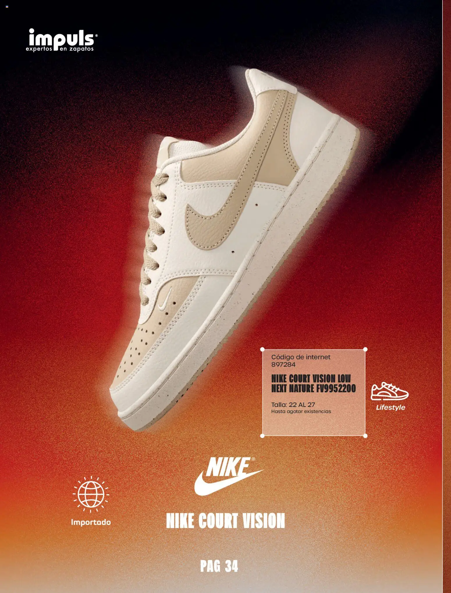 Nuevas ofertas de Impuls válidas en toda la República Mexicana desde el 01/09/2026. ¡Encuentra las mejores ofertas en Impuls catálogo Urban Sport! | Página: 36 | Productos: Zapatos