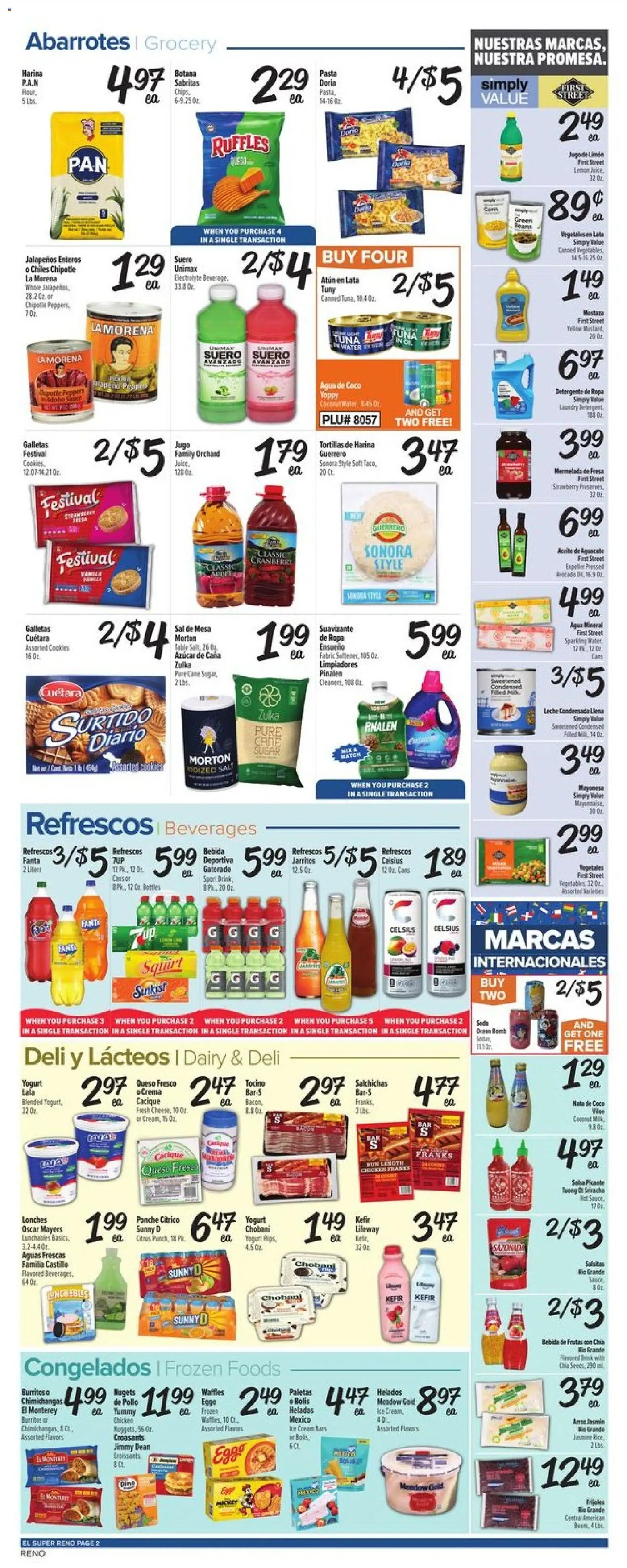 El Super Weekly Ad - NV - valid from 08/12/2026 | Page: 2 | Products: Chicken, Water, Kefir, Fanta