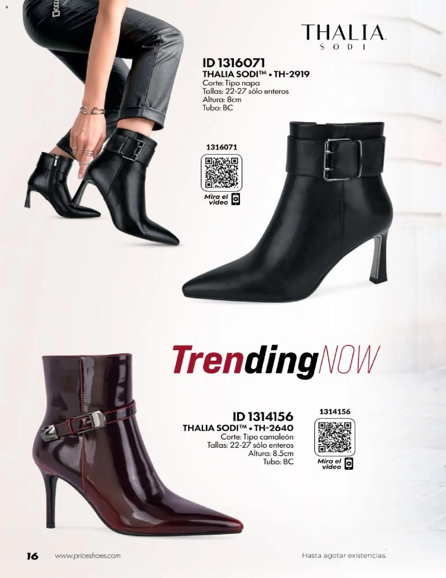 Nuevas ofertas de Price Shoes válidas en toda la República Mexicana desde el 20/10/2026. ¡Encuentra las mejores ofertas en Price Shoes catálogo Thalia! | Página: 16