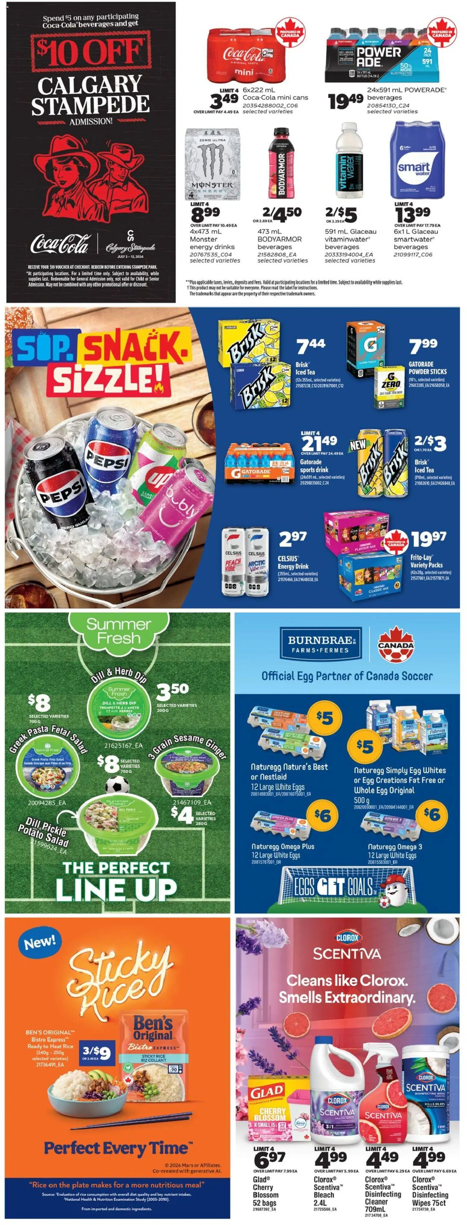 Real Canadian Superstore flyer valid from 18.06.2026 | Page: 44 | Products: Tea, Salad, Powder, Eggs