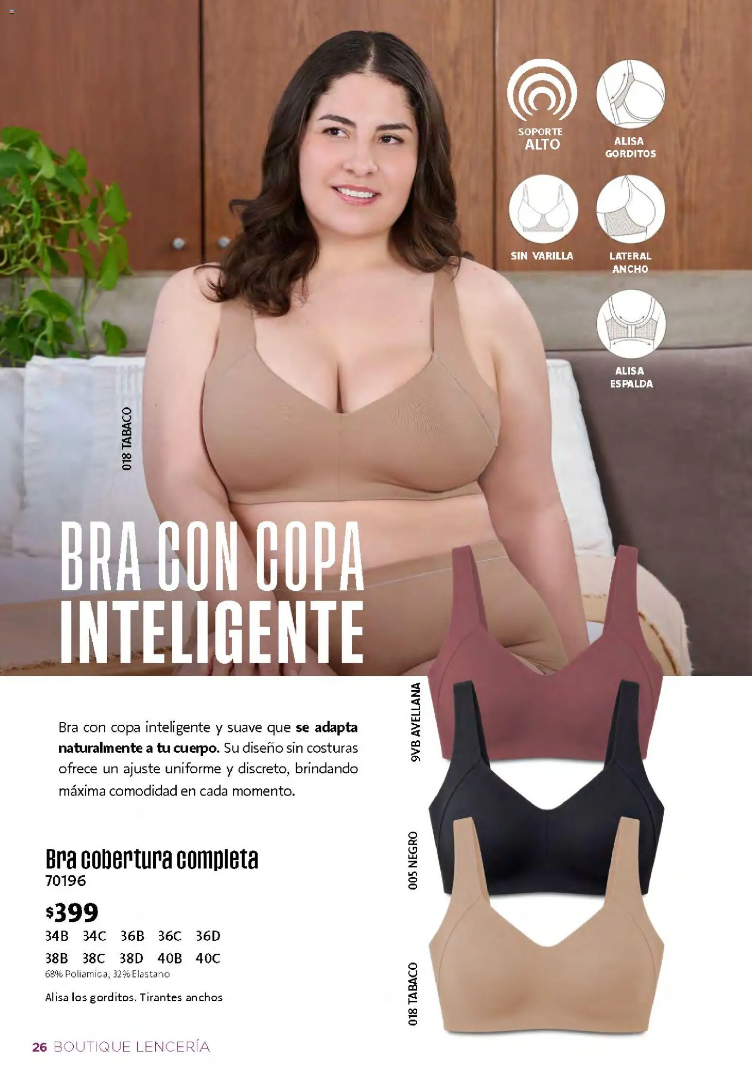 Nuevas ofertas de Ilusión válidas en toda la República Mexicana desde el 01/09/2026. ¡Encuentra las mejores ofertas en Ilusión catálogo Otoño! | Página: 28 | Productos: Tirantes, Lenceria