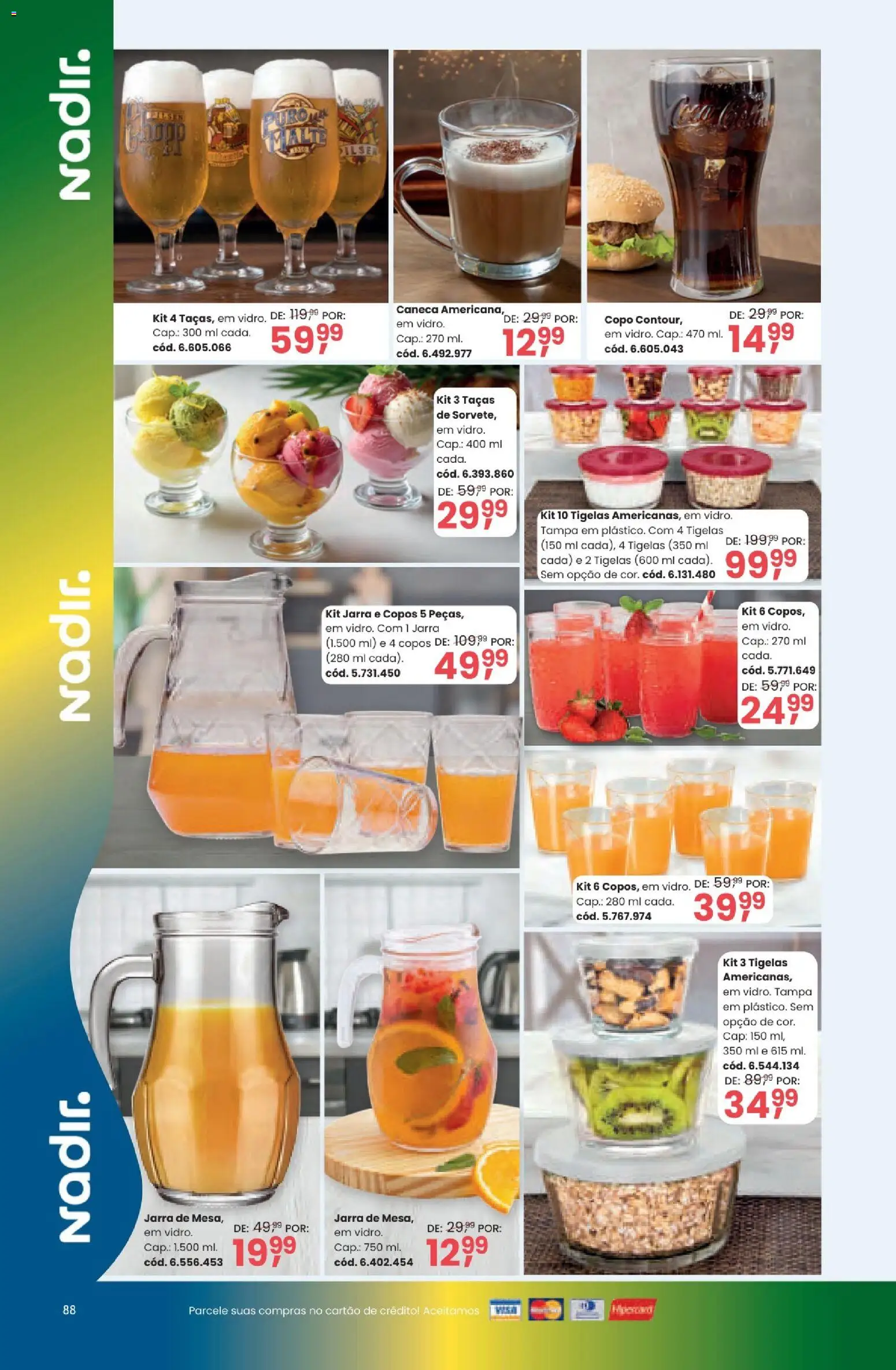 Quatro Estações Folheto - válido de 01/09/2026 | Página: 88 | Produtos: Taças, Caneca, Jarra, Copos