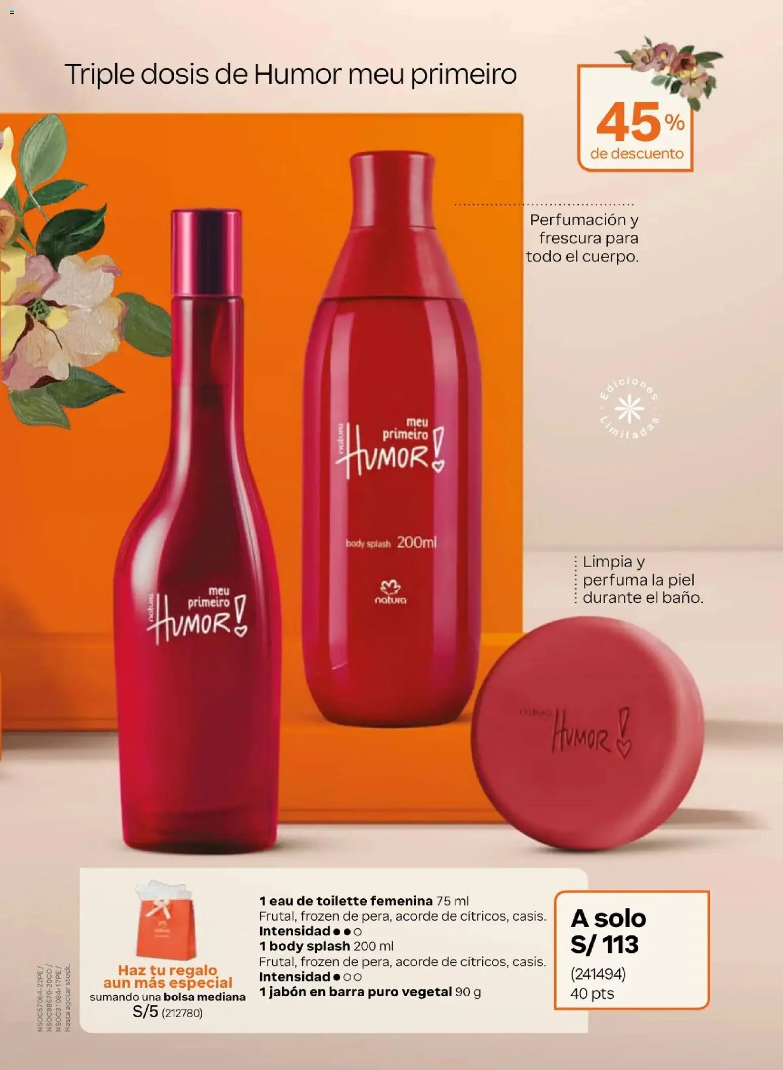 Catálogo Natura válido desde 10.03.2026 | Página: 28 | Productos: Jabón, Bolsa, EAU de Toilette