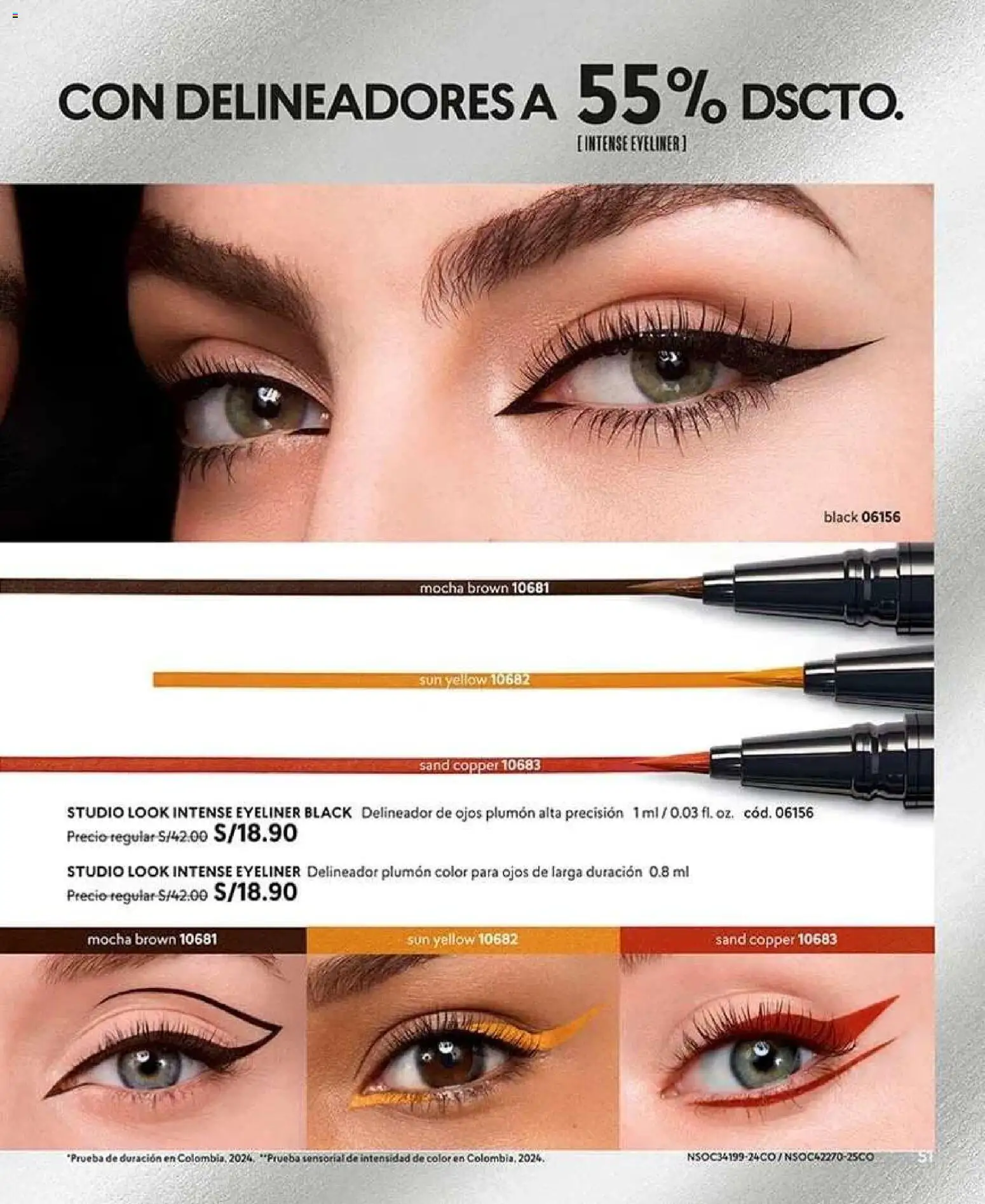 Catálogo CyZone válido desde 22/08/2026 | Página: 51 | Productos: Delineador de ojos, Delineador