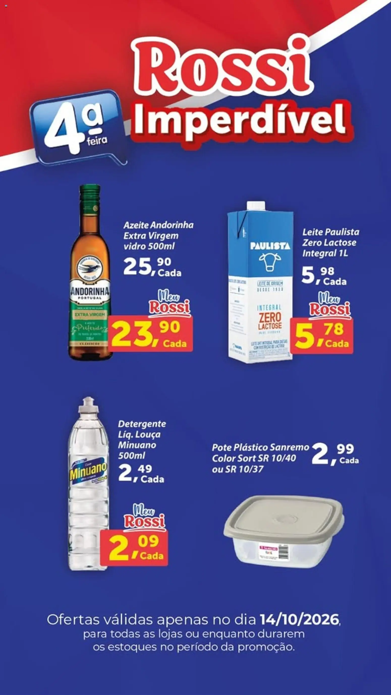 Rossi Supermercados Folheto - válido de 14/10/2026 | Página: 1