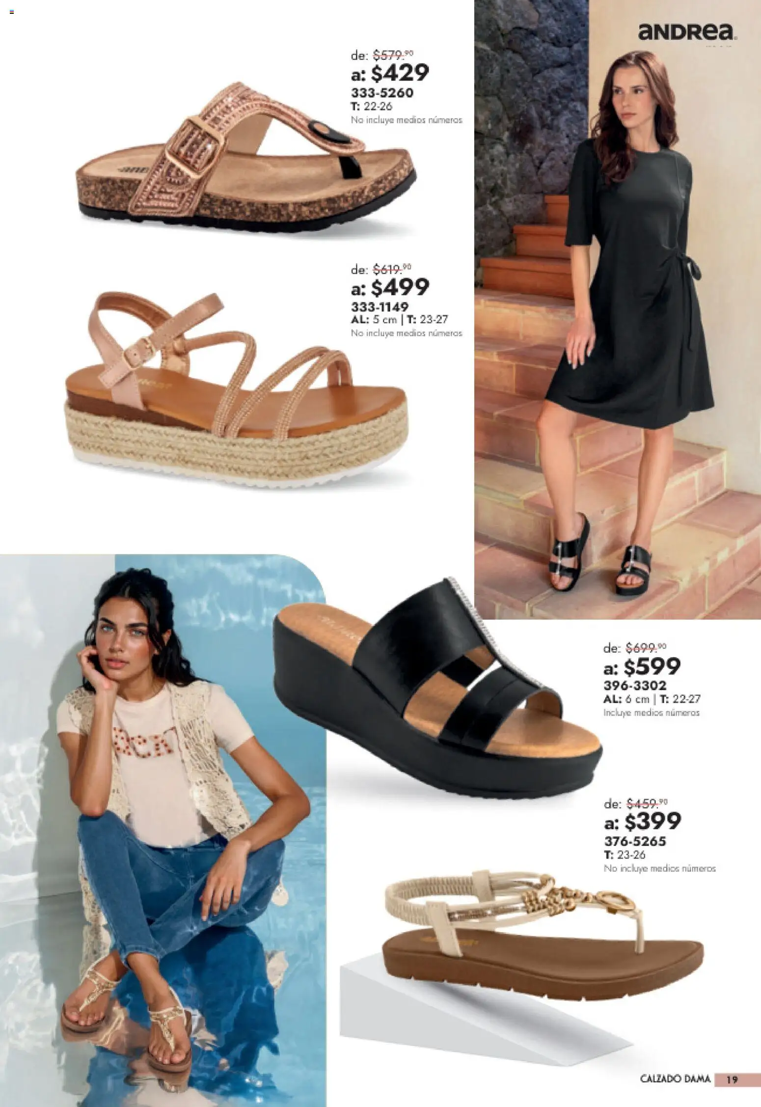 Nuevas ofertas de Andrea válidas en toda la República Mexicana desde el 26/07/2026. ¡Encuentra las mejores ofertas en Andrea catálogo Outlet! | Página: 19