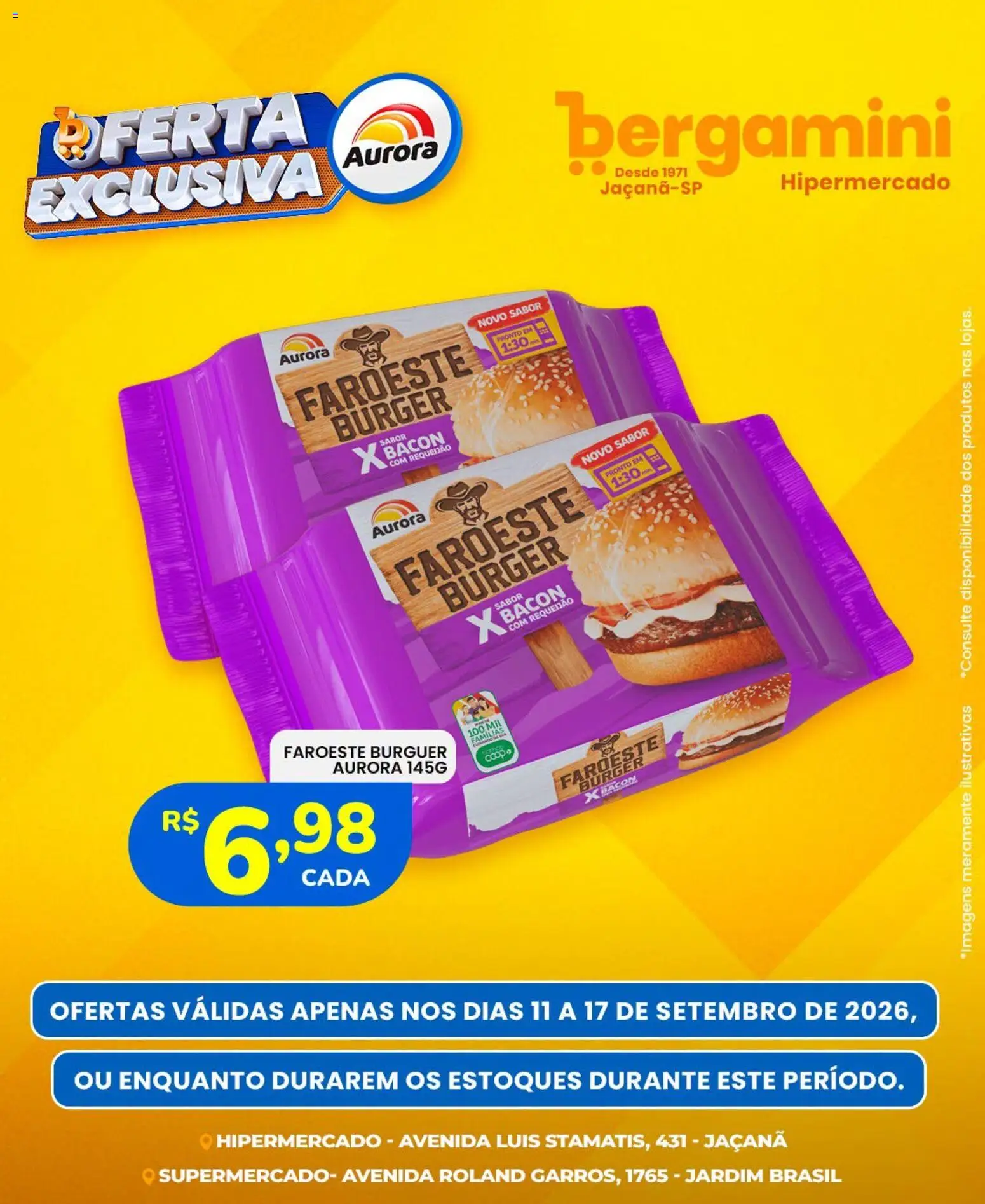 Supermercado Bergamini Folheto - válido de 11/09/2026 | Página: 4 | Produtos: Bacon, Requeijão