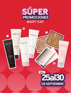 Vista previa de Mary Kay catálogo Super promociones, nuevo folleto de la tienda, válido en México a partir del 25/09/2026