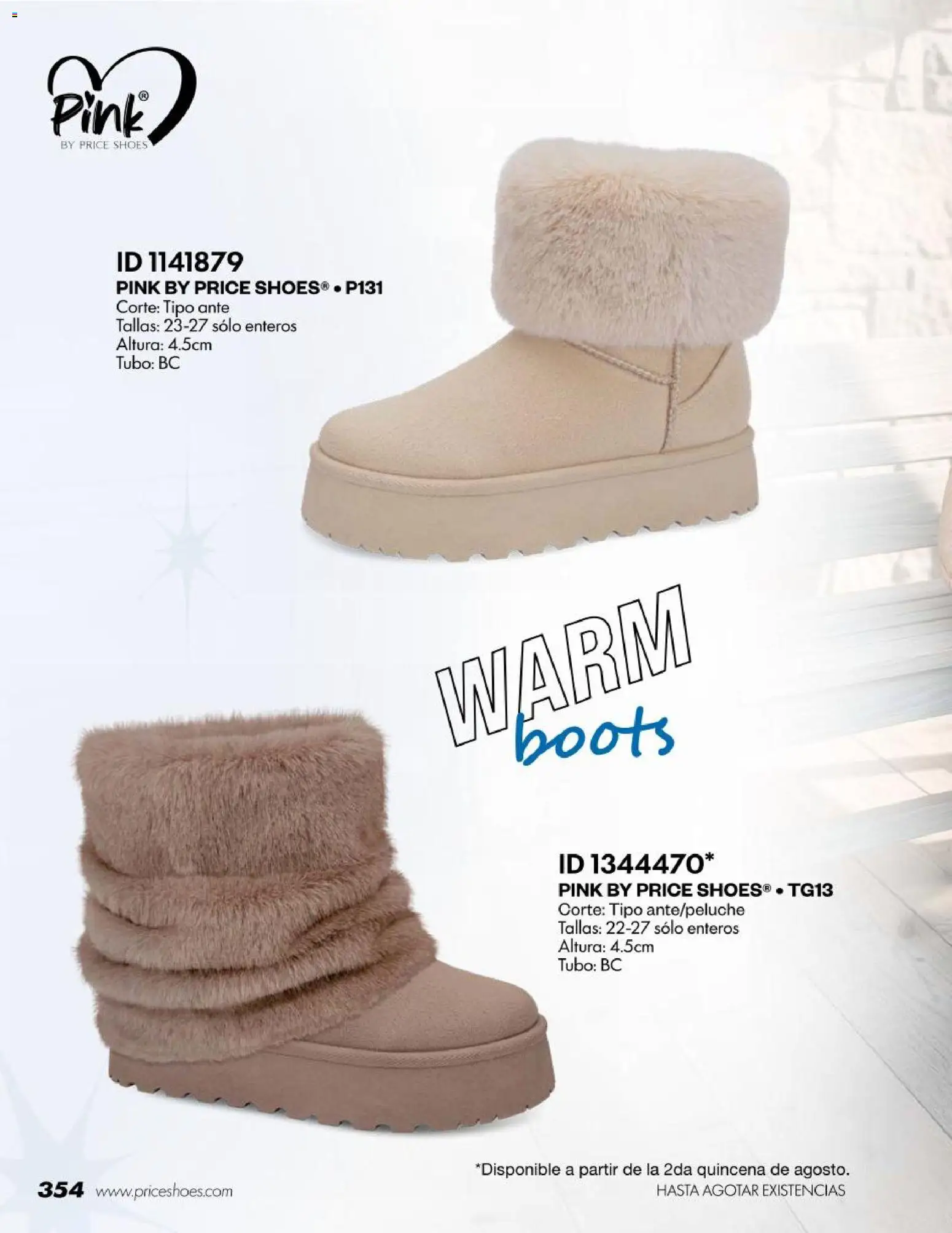 Nuevas ofertas de Price Shoes válidas en toda la República Mexicana desde el 18/07/2026. ¡Encuentra las mejores ofertas en Price Shoes catálogo Botas! | Página: 354