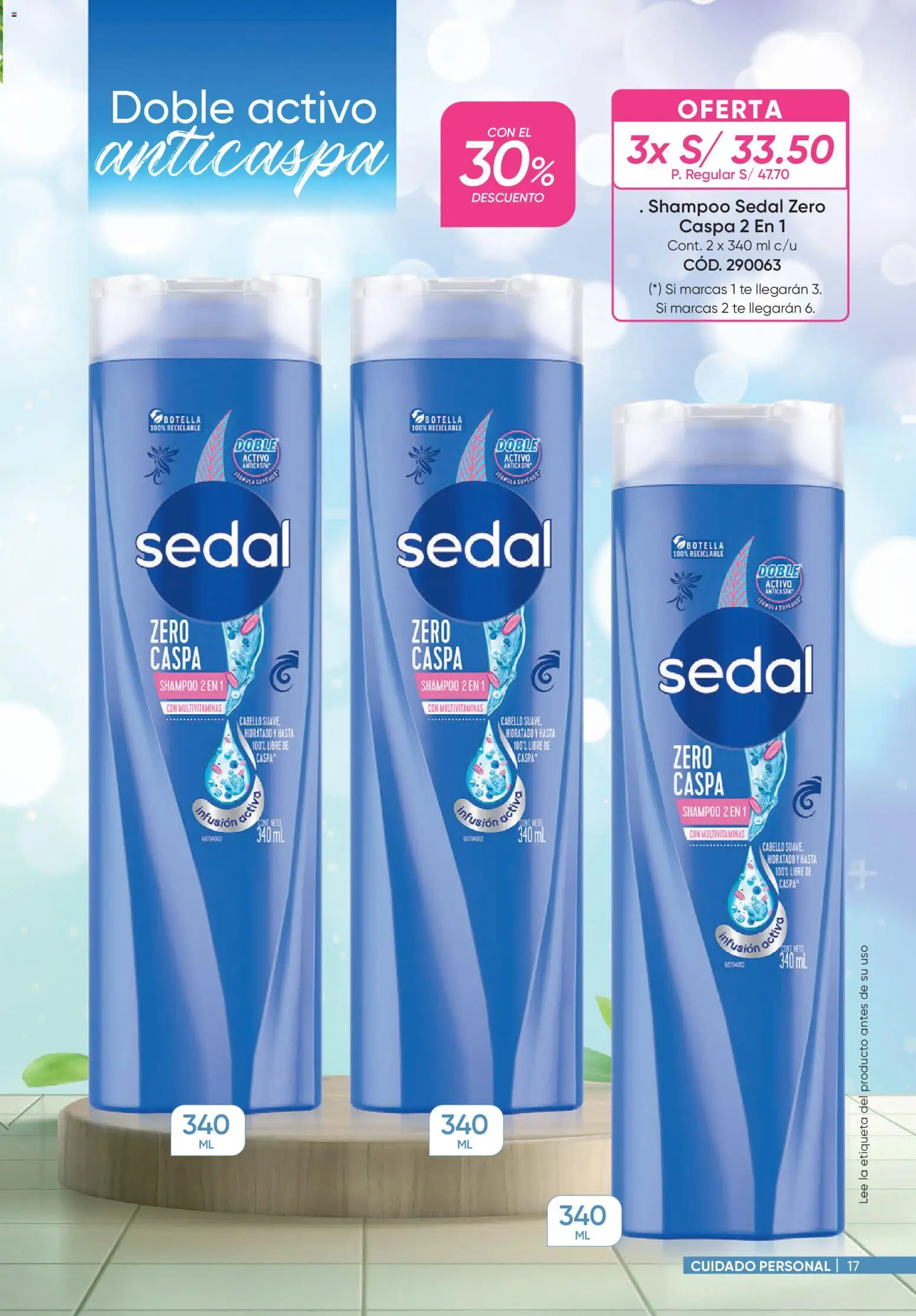 Catálogo Azzorti válido desde 27/07/2026 | Página: 17 | Productos: Shampoo, Té