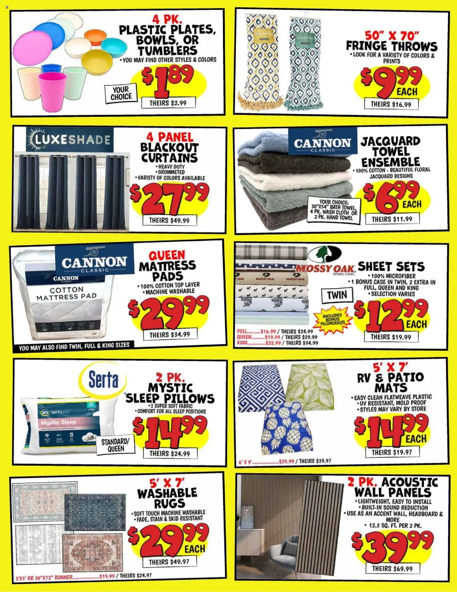 Ollie's Ad - valid from 06.05.2026 | Page: 3 | Products: Mattress, Pads, Case, Mattress Pad