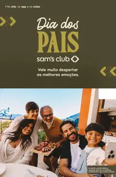 Sam's Club ofertas Dia dos Pais - Pré-Visualização do folheto da loja Sam's Club, válido de 28/07/2026