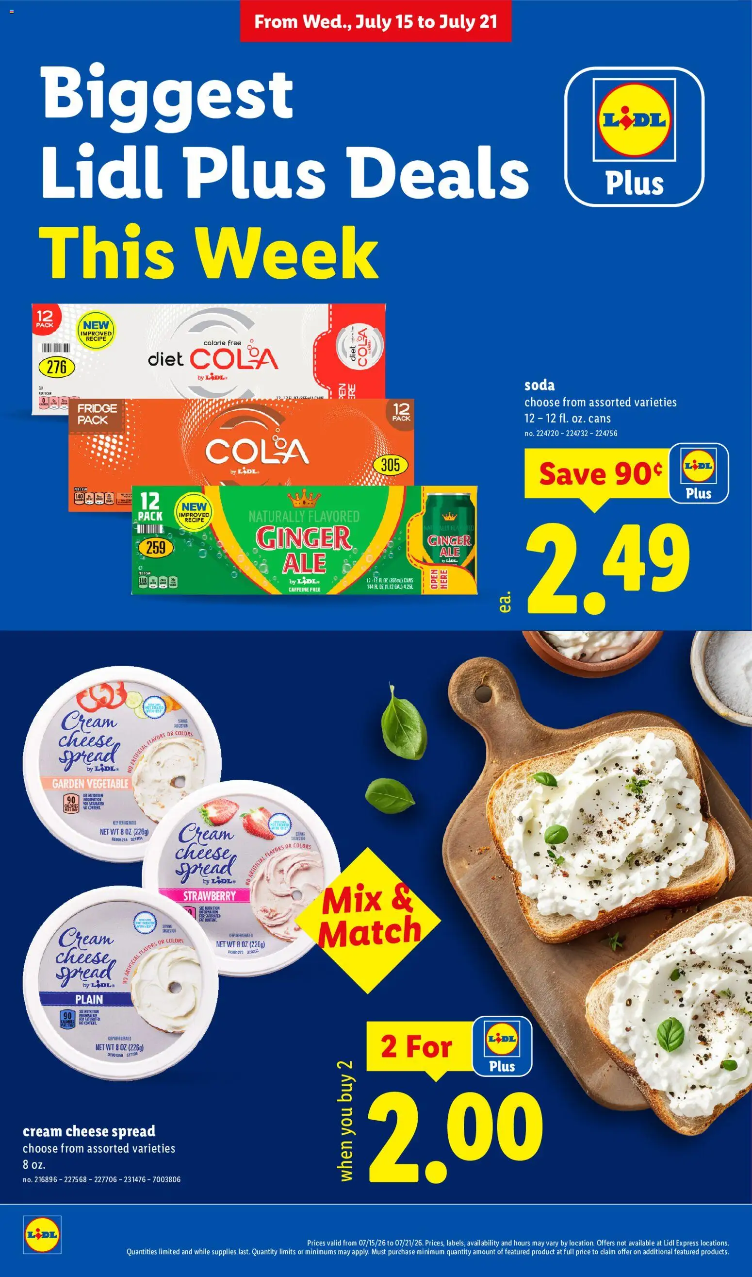 Lidl Weekly Ad - valid from 07/15/2026 | Page: 16 | Products: Ginger, Cheese, Cream