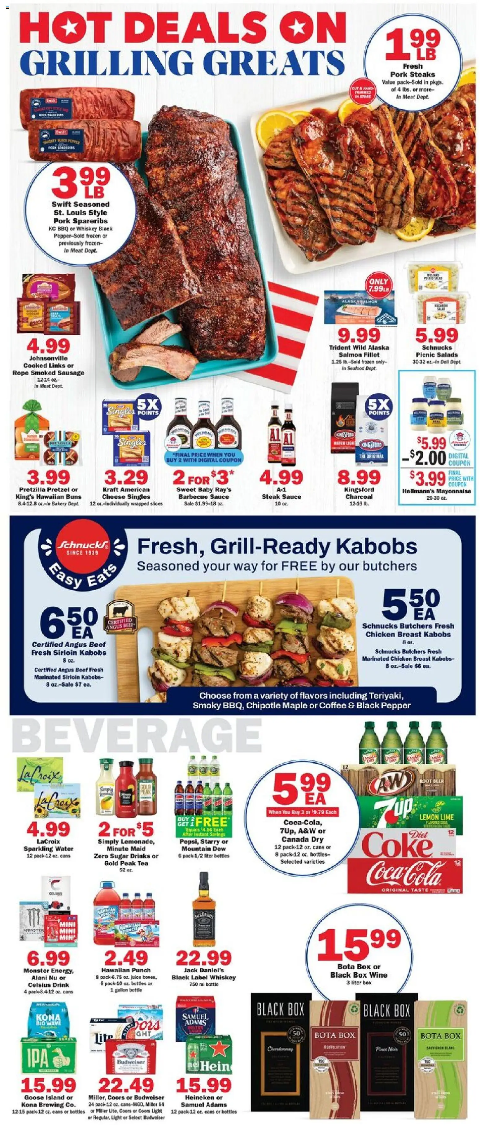 Schnucks Weekly Print Ad - IN - valid from 20.05.2026 | Page: 3 | Products: Juice, Water, Lemon, Lime