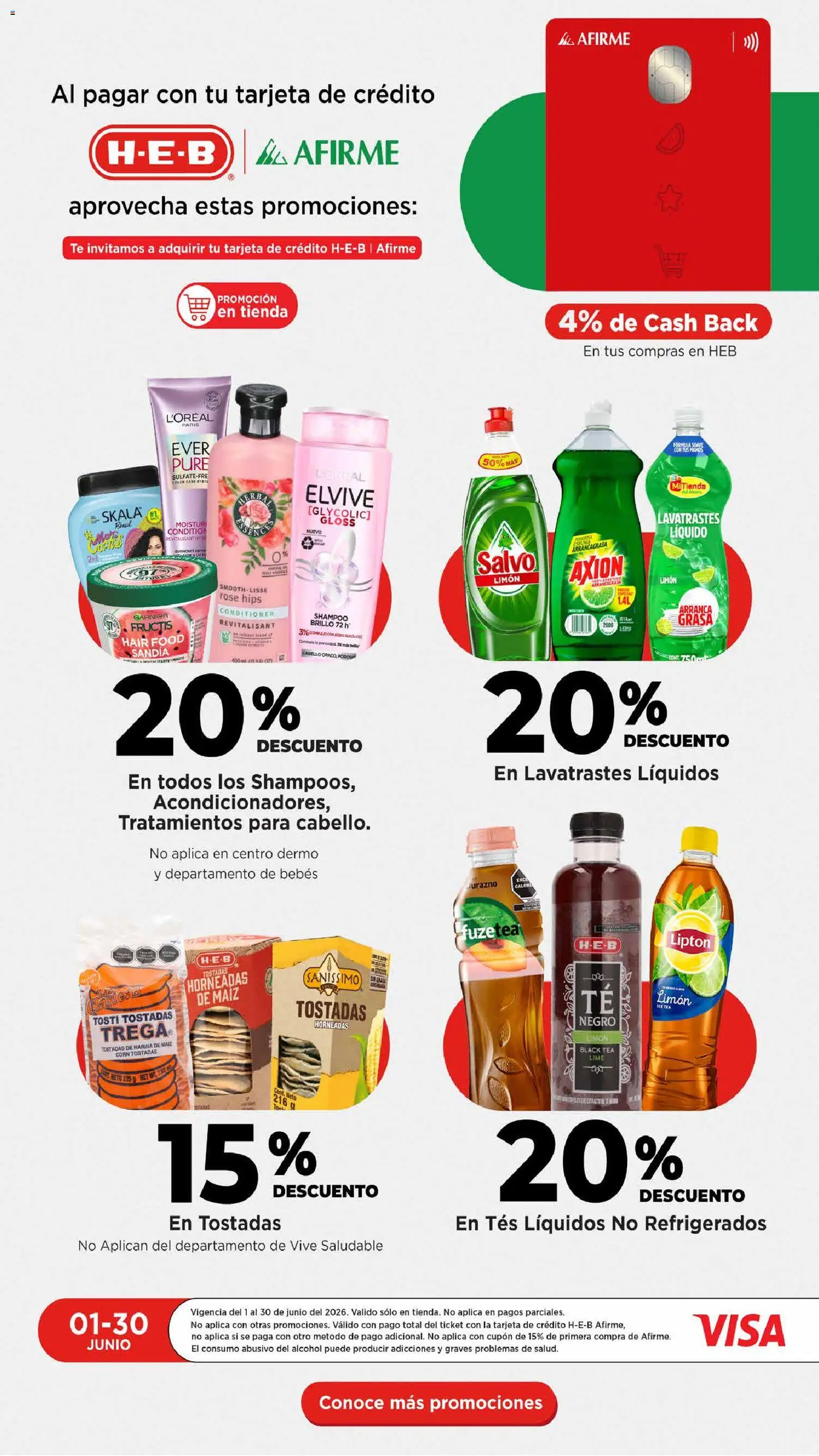 Nuevas ofertas de H-E-B válidas en toda la República Mexicana desde el 26/06/2026. ¡Encuentra las mejores ofertas en H-E-B folleto! | Página: 23