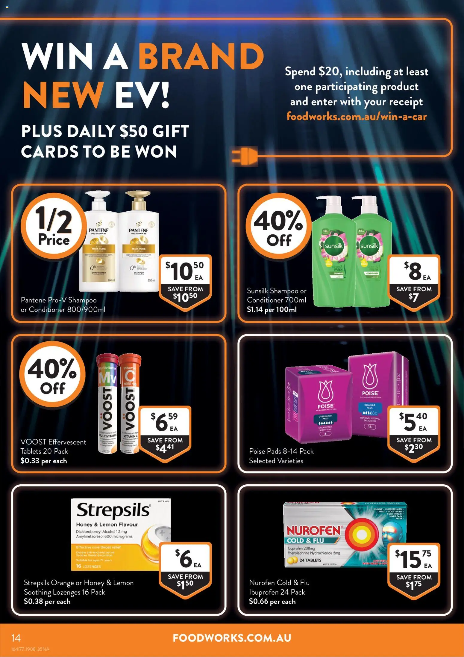 Foodworks catalogue - valid from 18/08/2026 | Page: 14 | Products: Alcohol, Conditioner, Honey, Tablets