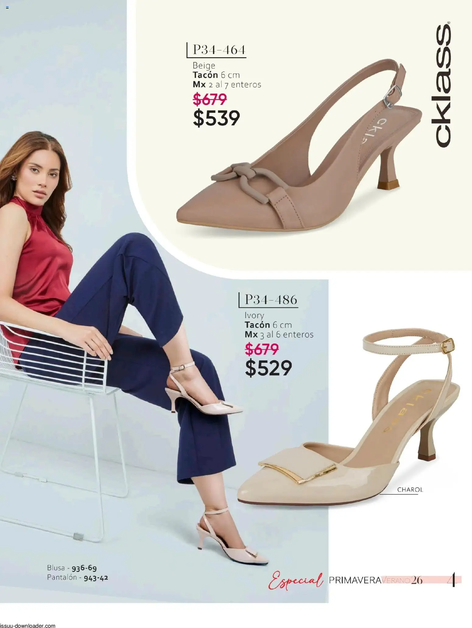 Nuevas ofertas de Cklass válidas en toda la República Mexicana desde el 26/01/2026. ¡Encuentra las mejores ofertas en Cklass catálogo Especial Calzado! | Página: 5 | Productos: Blusa