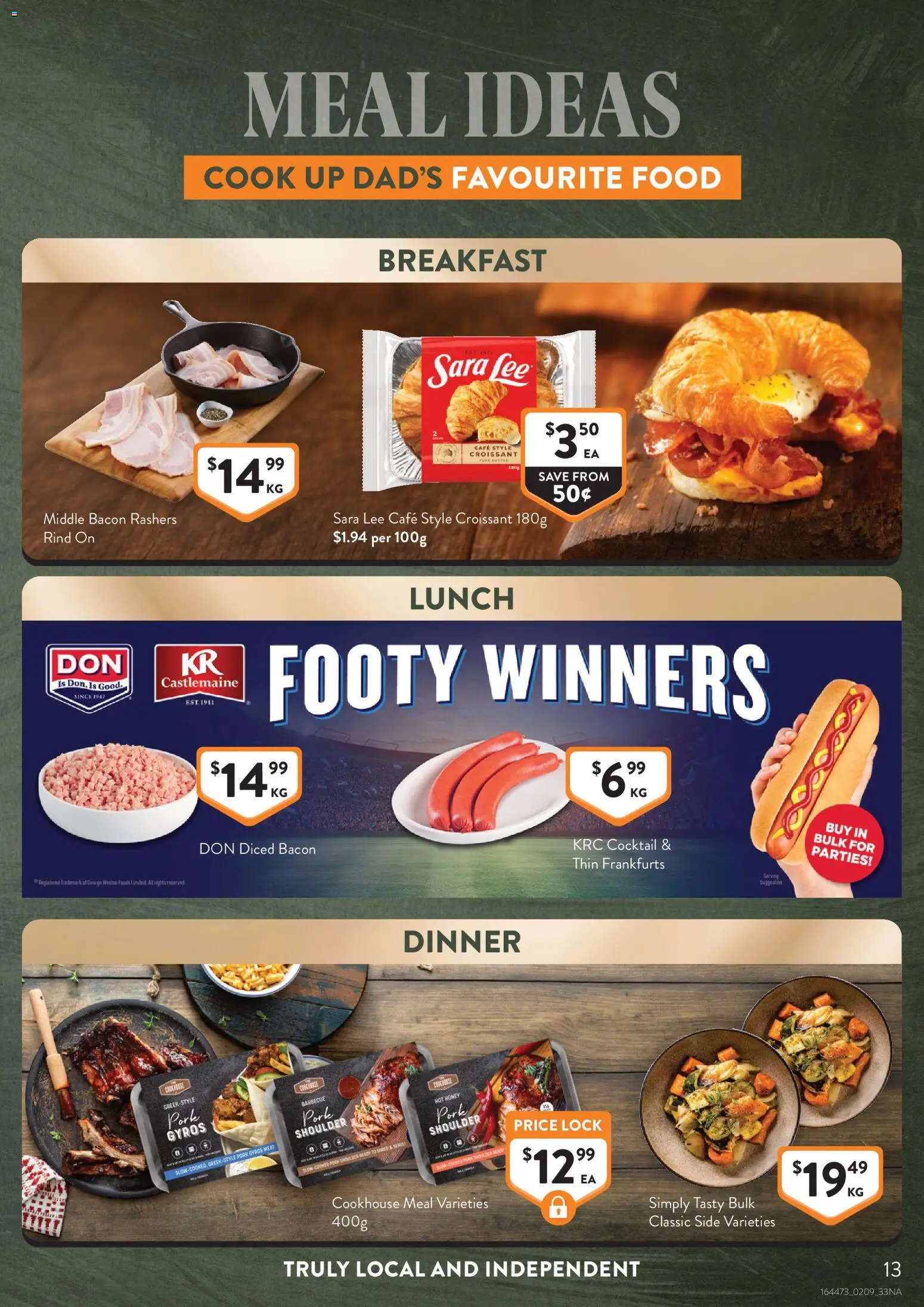 Foodworks catalogue - valid from 09/09/2026 | Page: 13 | Products: Croissant, Honey, Meat, Cocktail