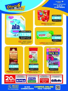 Vista previa Carrefour Maxi catálogo válido desde el 18/09/2026 | Página: 10 | Productos: Jabón líquido, Cepillo, Antitranspirante, Espuma
