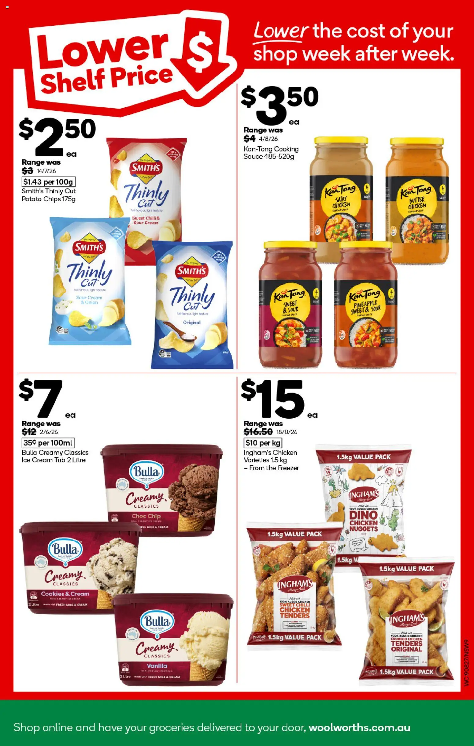 Woolworths catalogue - valid from 19/08/2026 | Page: 9 | Products: Light, Sour cream, Pineapple, Vanilla