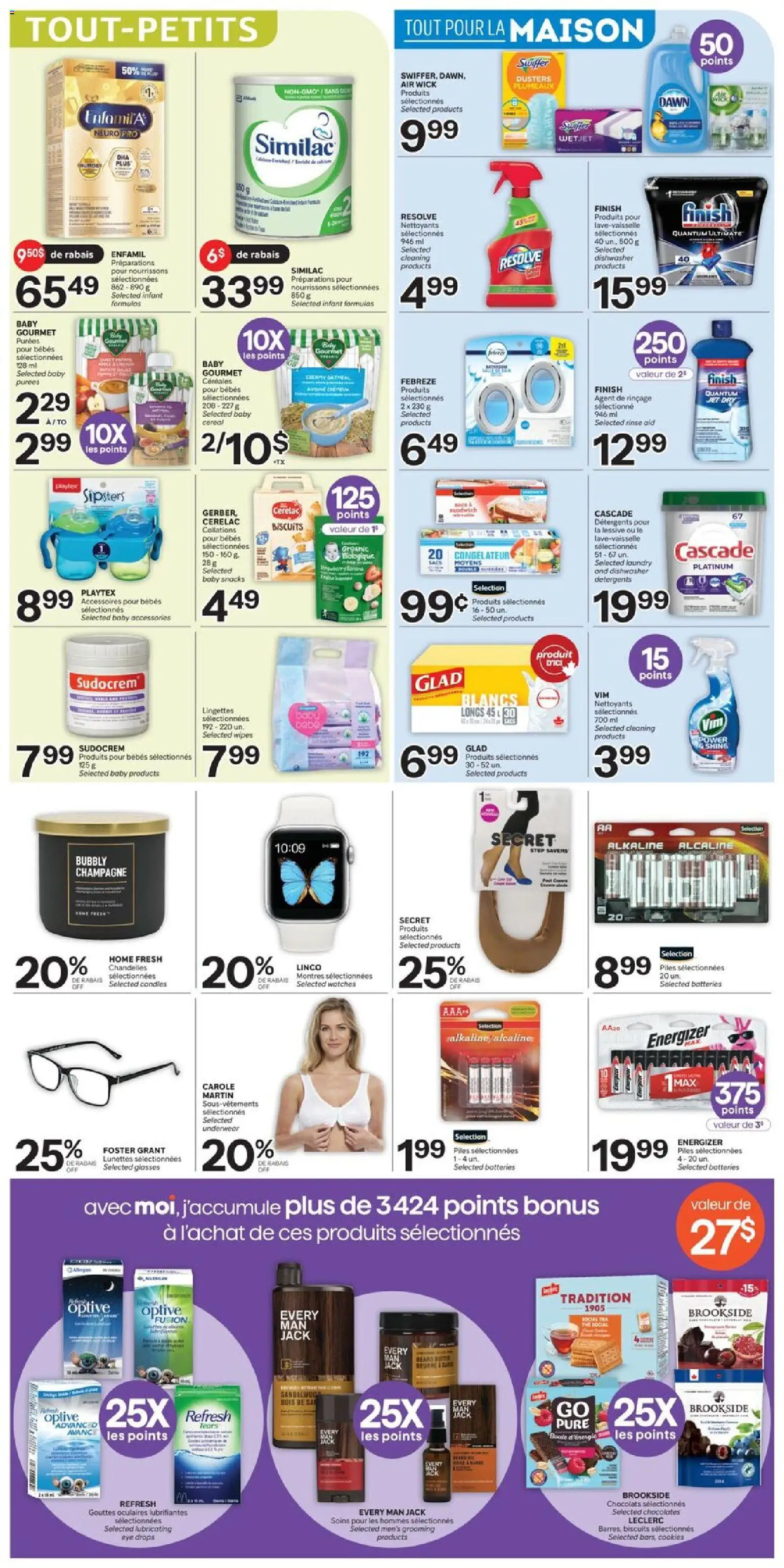 Brunet flyer valid from Aug 13, 2026 | Page: 8 | Products: Champagne, Cookies, Glasses, Batteries