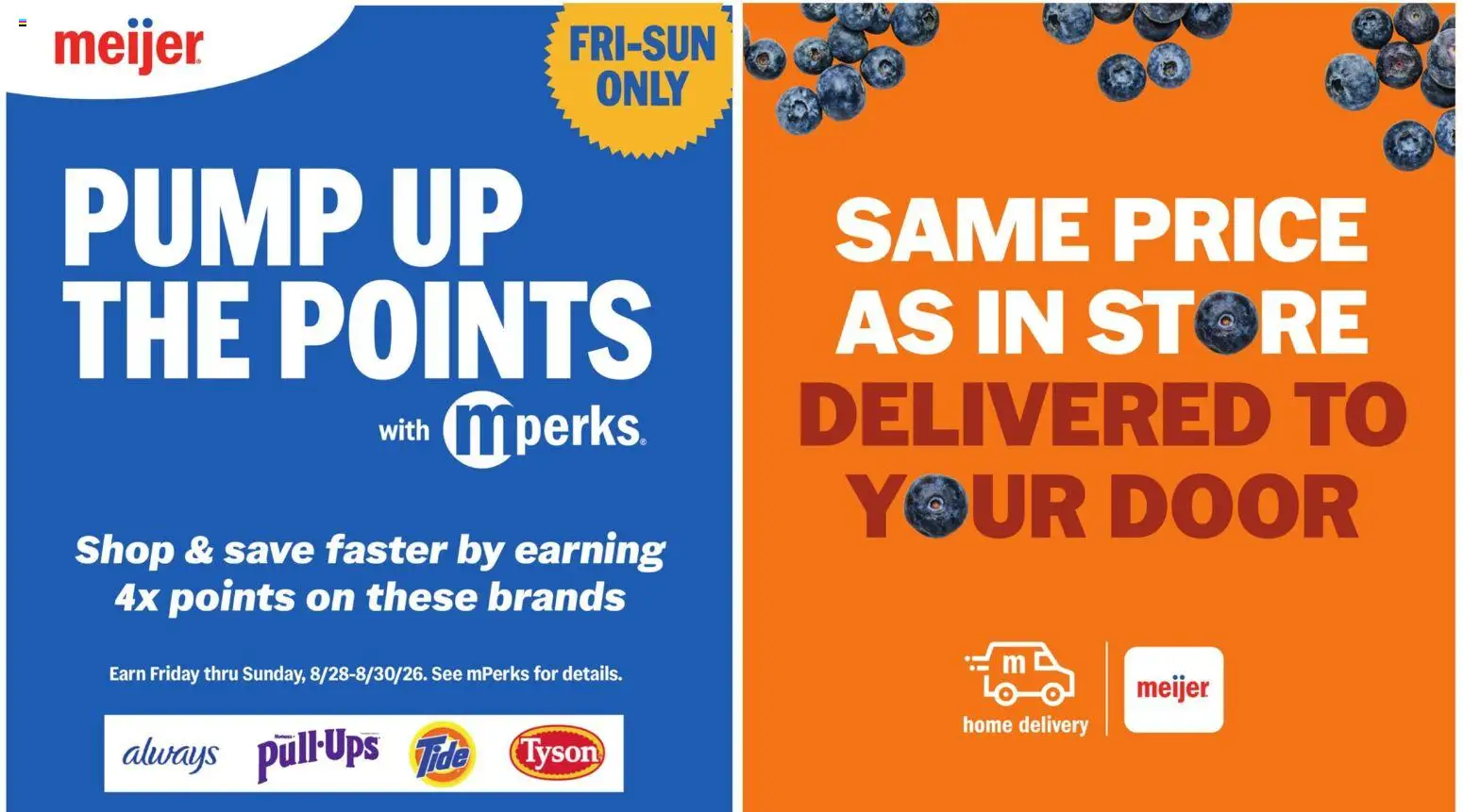 Meijer Weekly Ad - MI - valid from 08/26/2026 | Page: 4 | Products: Pump