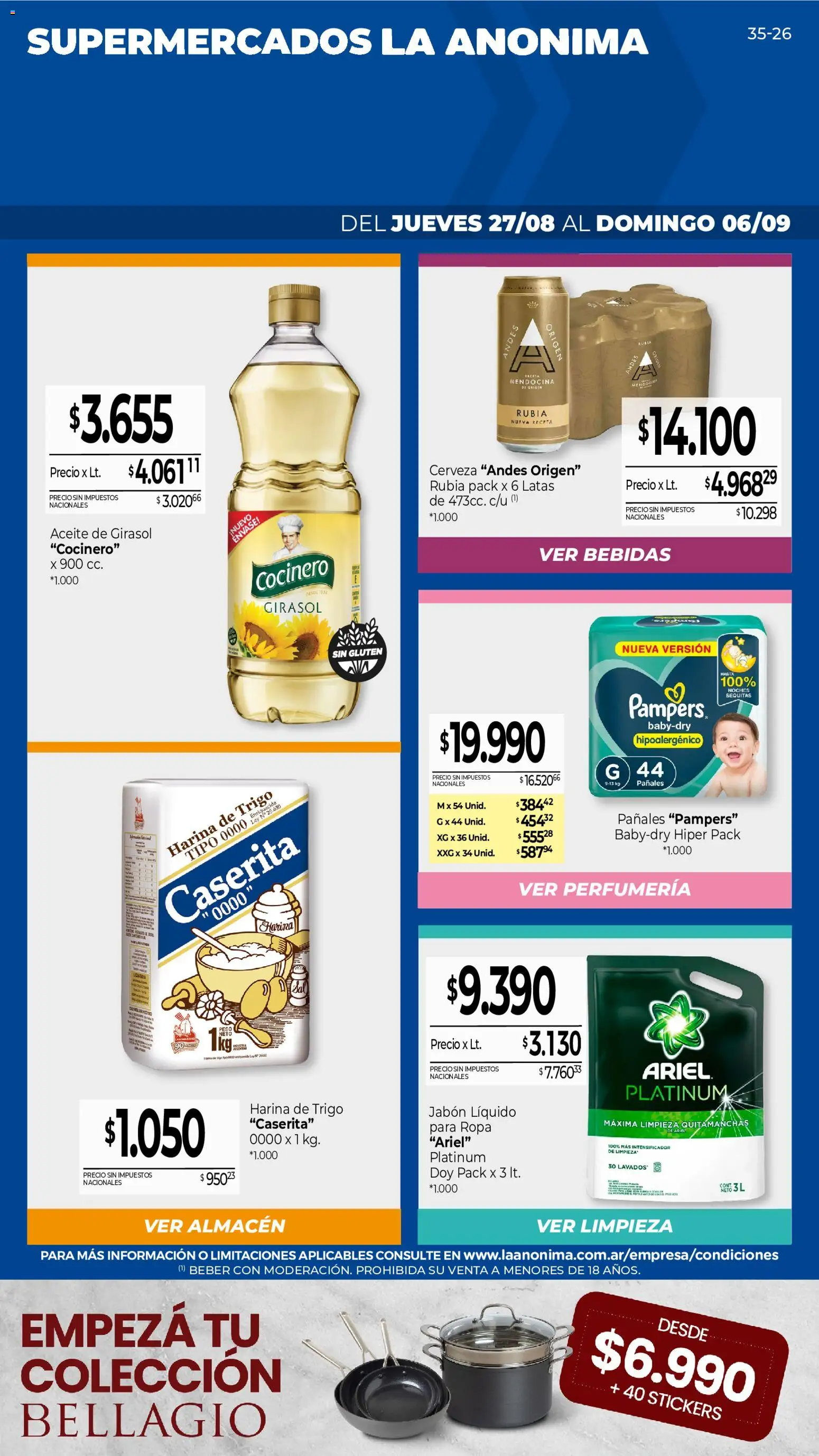 La Anonima catálogo │ válido desde el 27/08/2026 | Página: 1